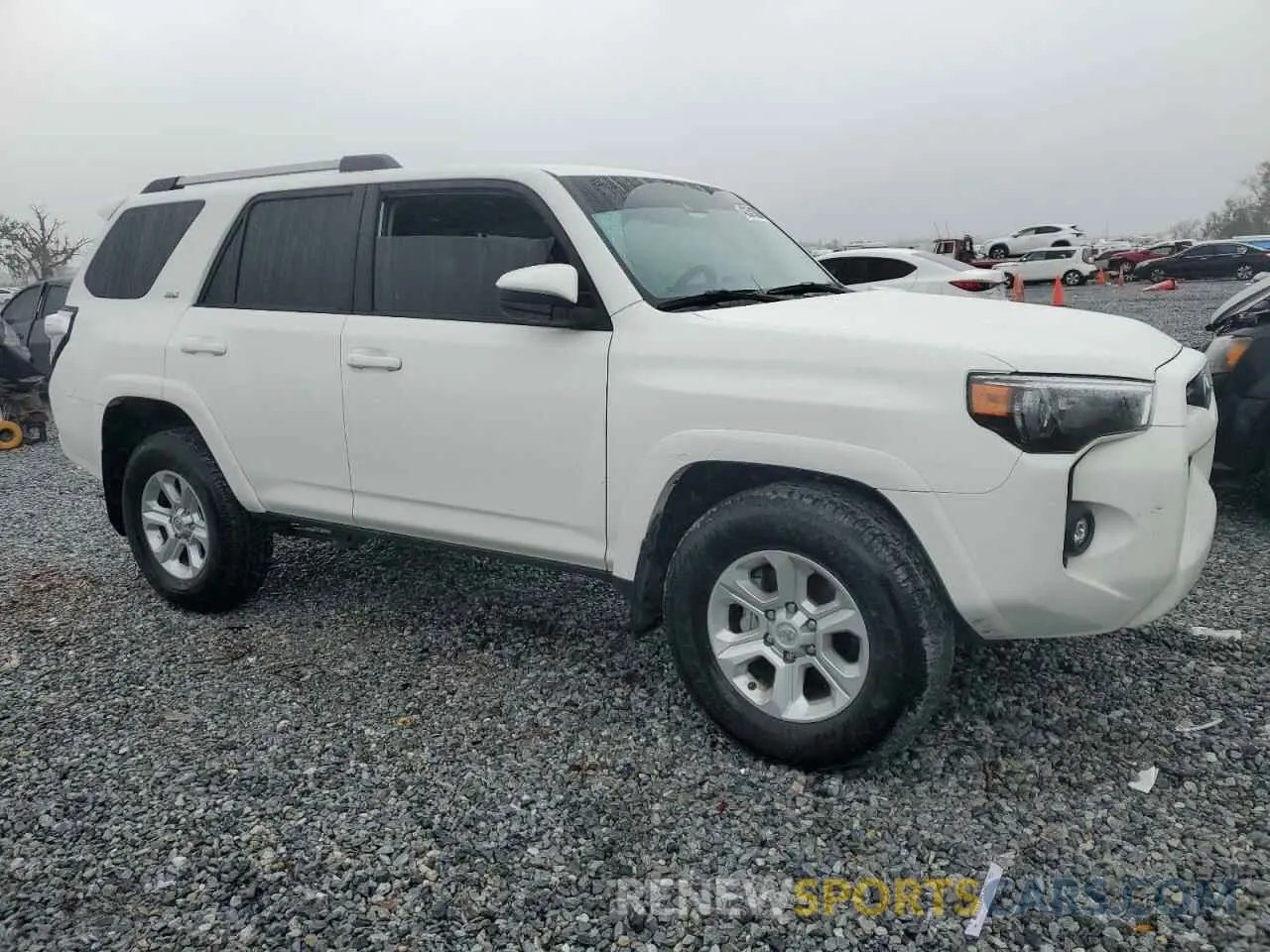 4 fotografías del automóvil dañado JTEEU5JR2P5289248 TOYOTA 4RUNNER 2023