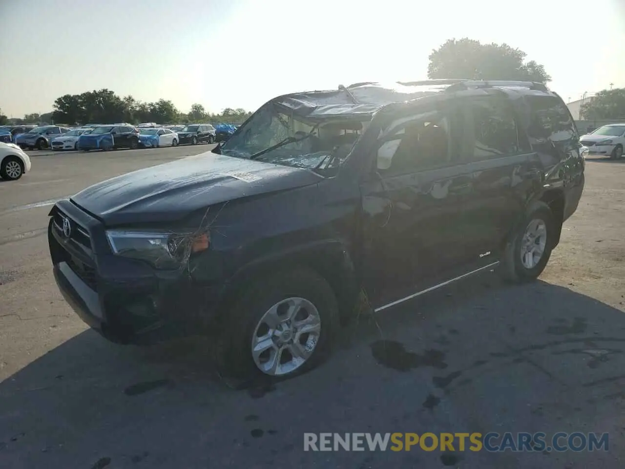 1 fotografías del automóvil dañado JTEEU5JR5P5279040 TOYOTA 4RUNNER 2023