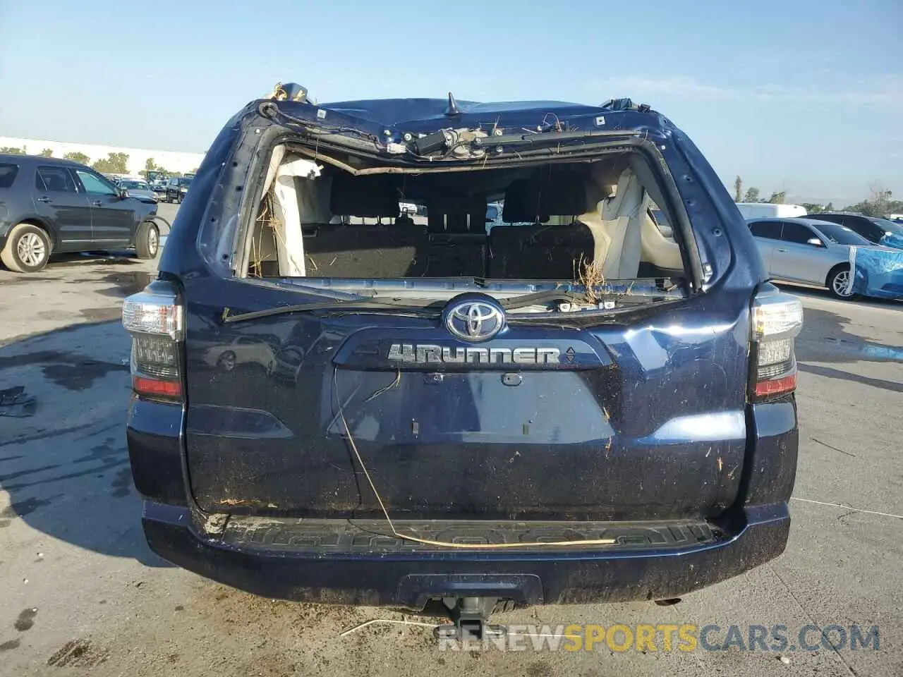 6 fotografías del automóvil dañado JTEEU5JR5P5279040 TOYOTA 4RUNNER 2023