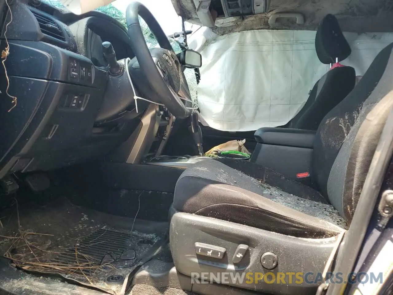7 fotografías del automóvil dañado JTEEU5JR5P5279040 TOYOTA 4RUNNER 2023
