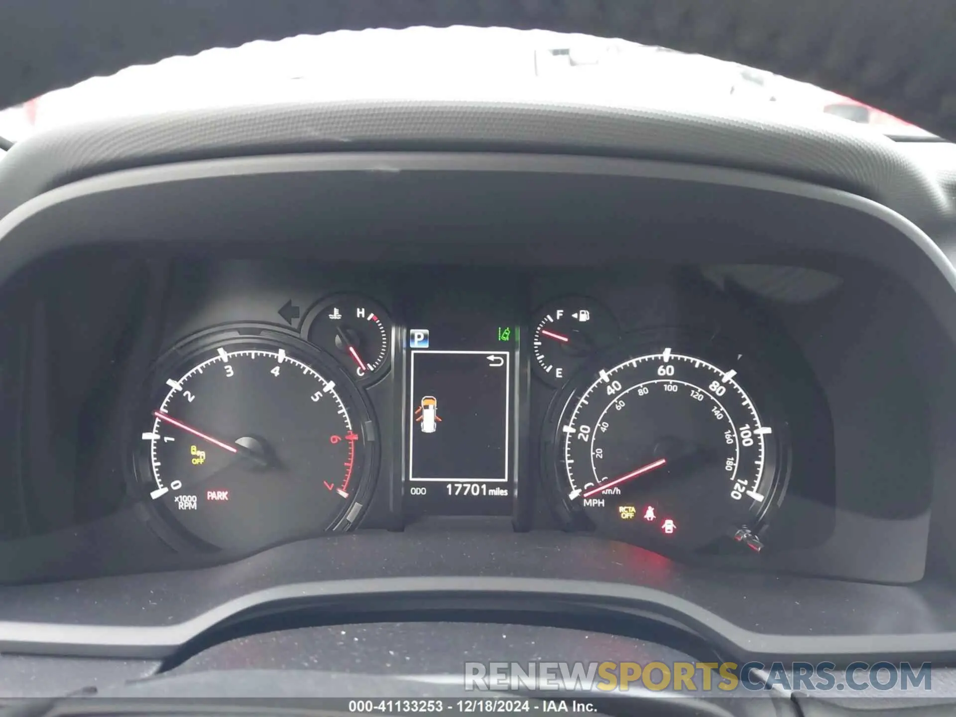 7 fotografías del automóvil dañado JTEEU5JR5P5302493 TOYOTA 4RUNNER 2023