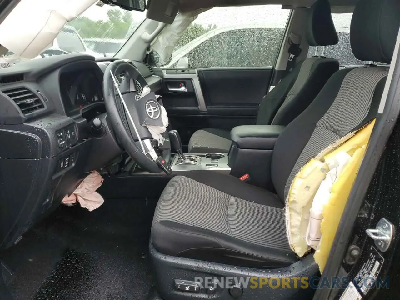 7 fotografías del automóvil dañado JTEEU5JR7P5280013 TOYOTA 4RUNNER 2023