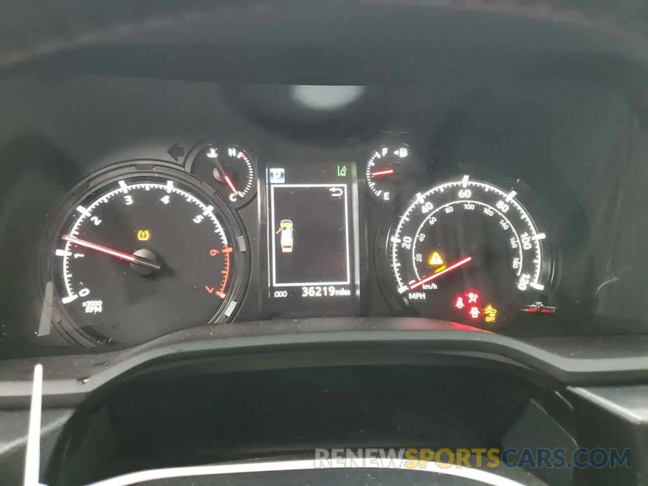 9 fotografías del automóvil dañado JTEEU5JR7P5280013 TOYOTA 4RUNNER 2023