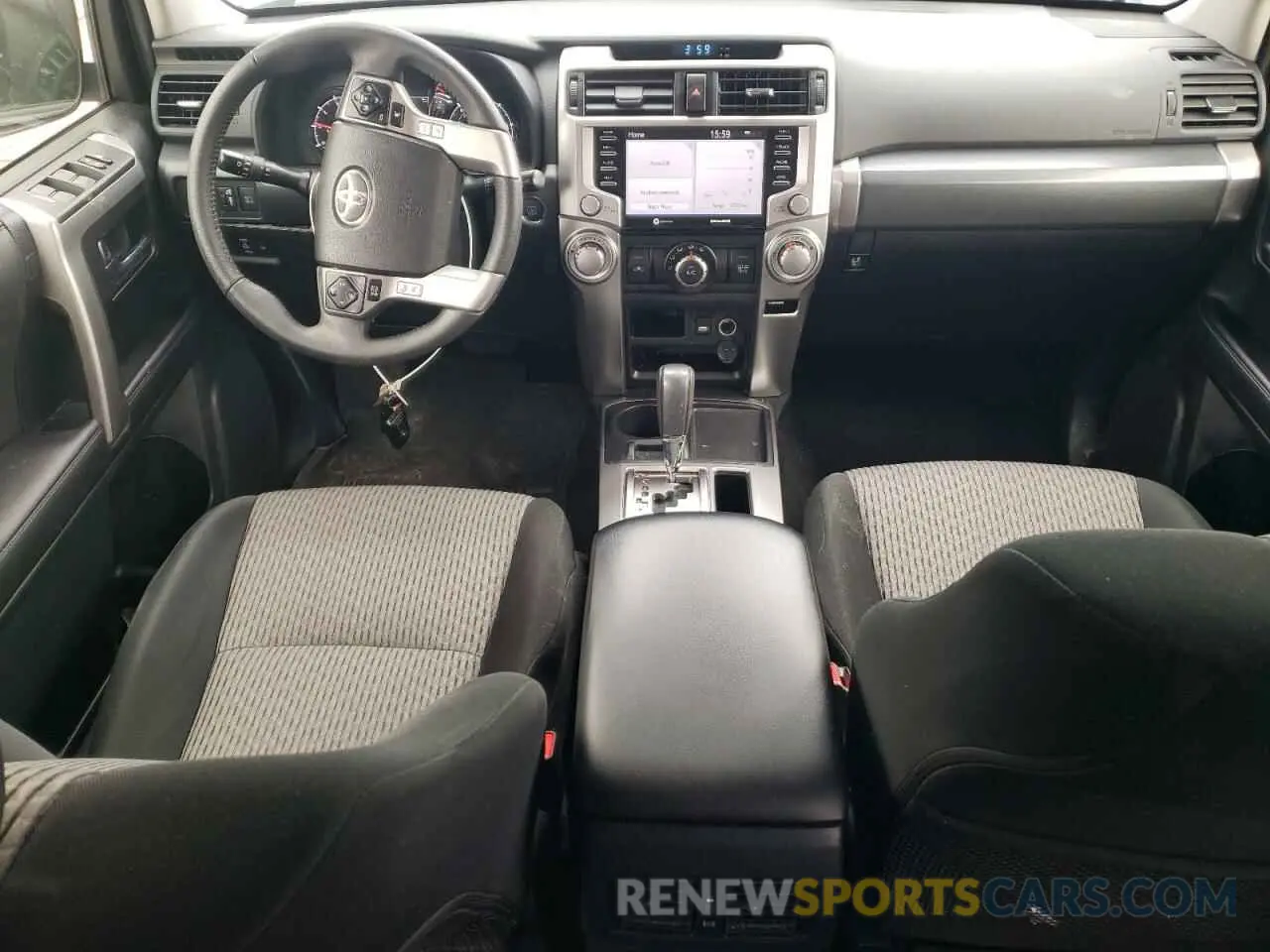 8 fotografías del automóvil dañado JTEEU5JR7P5297006 TOYOTA 4RUNNER 2023