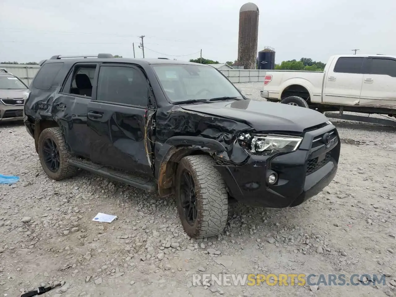 4 fotografías del automóvil dañado JTEEU5JR7P5298513 TOYOTA 4RUNNER 2023