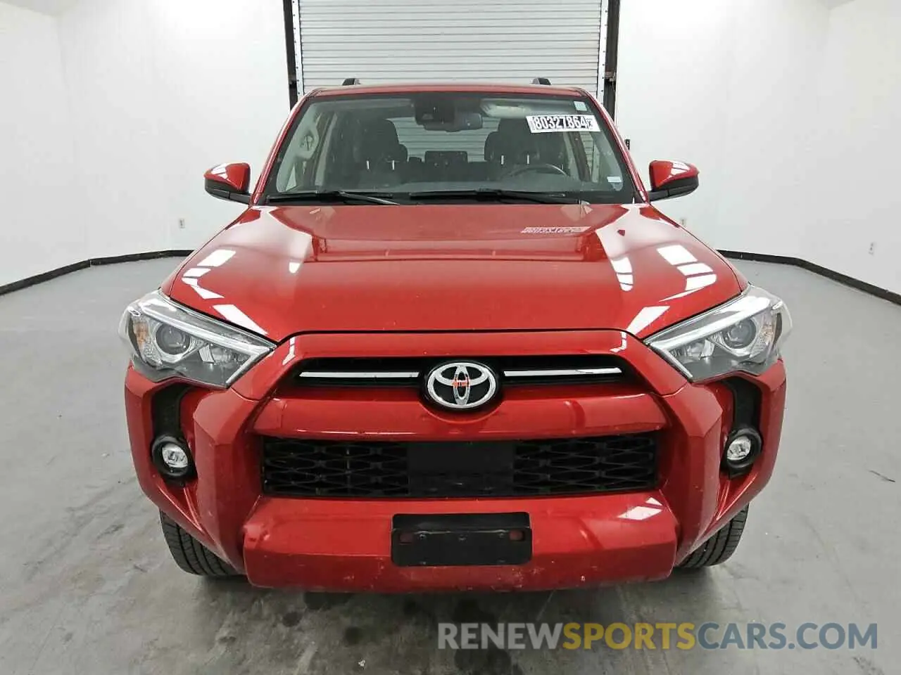 5 fotografías del automóvil dañado JTEEU5JR7P5300437 TOYOTA 4RUNNER 2023