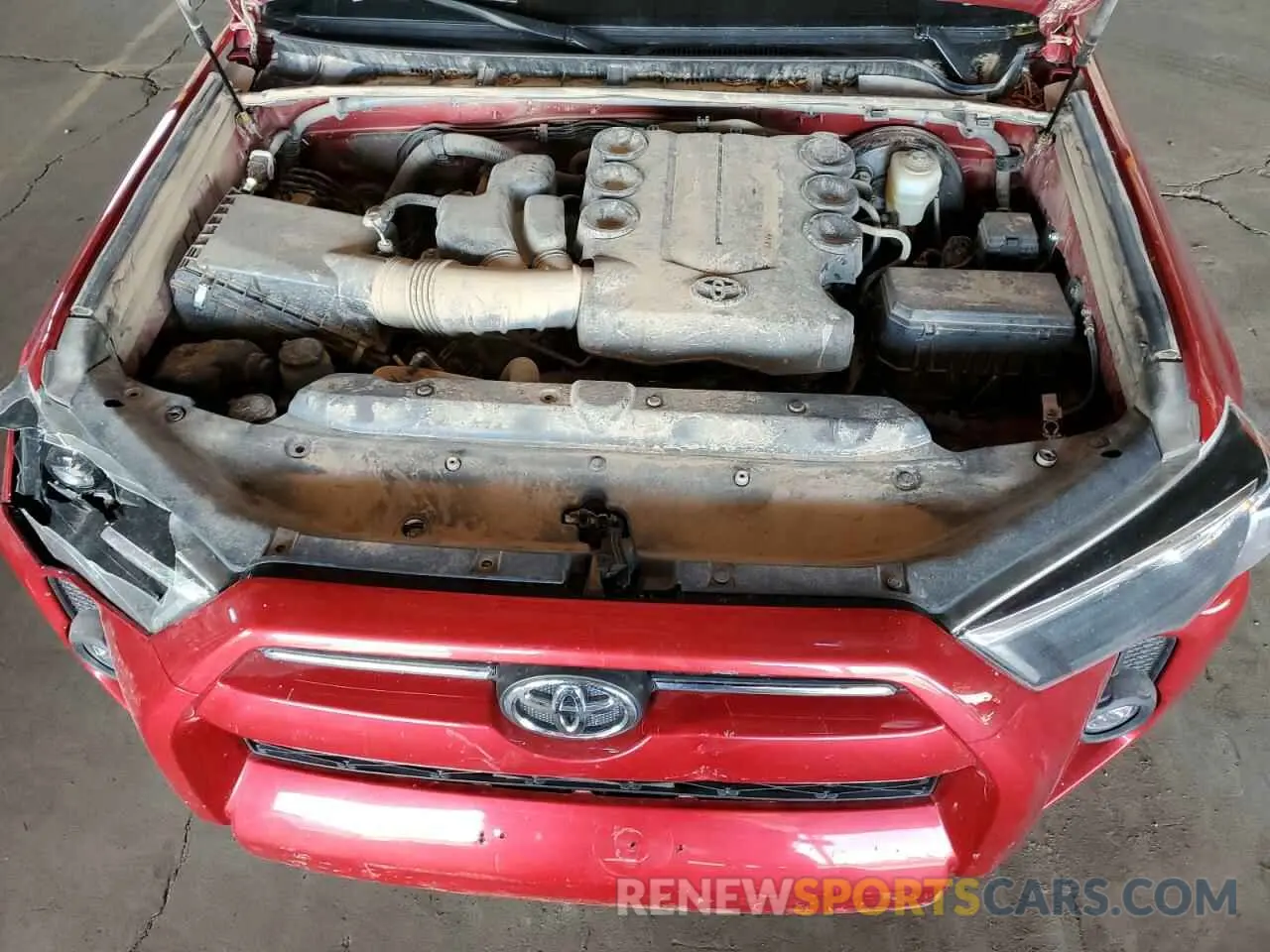 12 fotografías del automóvil dañado JTEEU5JR8P5292672 TOYOTA 4RUNNER 2023