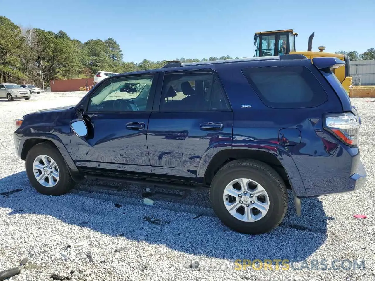 2 fotografías del automóvil dañado JTEEU5JR9P5283303 TOYOTA 4RUNNER 2023