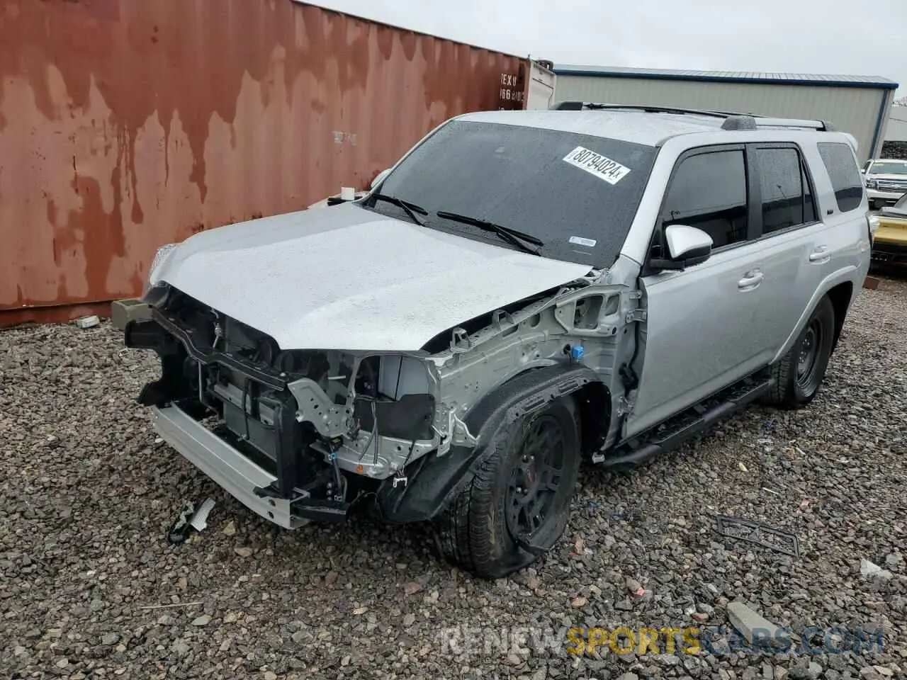 1 fotografías del automóvil dañado JTEEU5JR9P5300469 TOYOTA 4RUNNER 2023