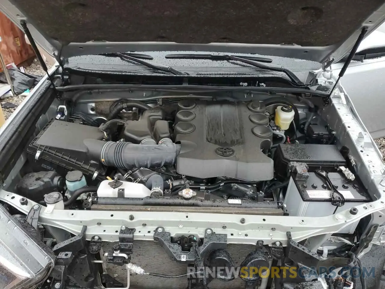 12 fotografías del automóvil dañado JTEEU5JR9P5300469 TOYOTA 4RUNNER 2023