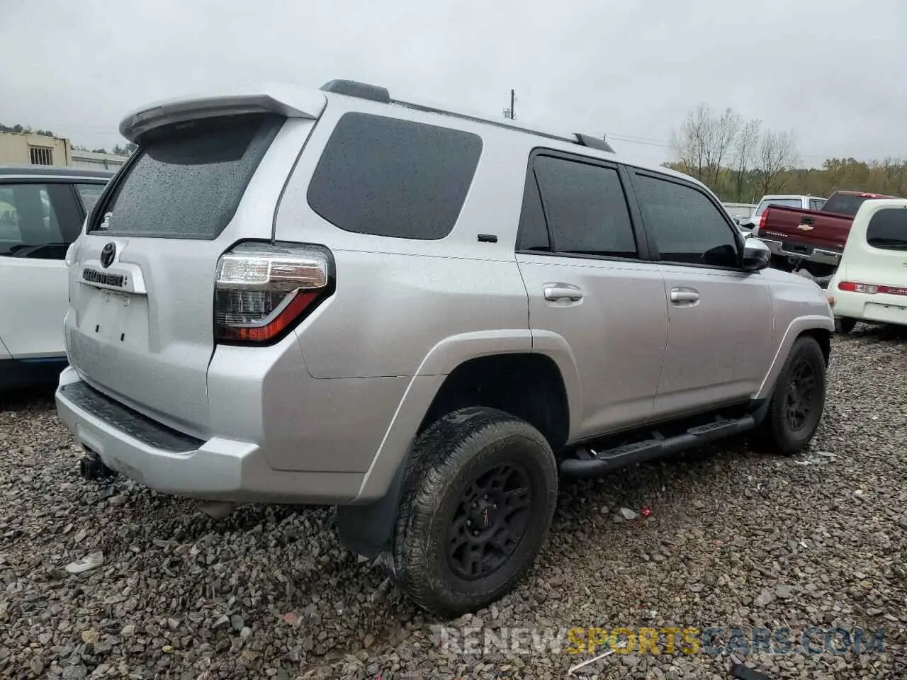 3 fotografías del automóvil dañado JTEEU5JR9P5300469 TOYOTA 4RUNNER 2023