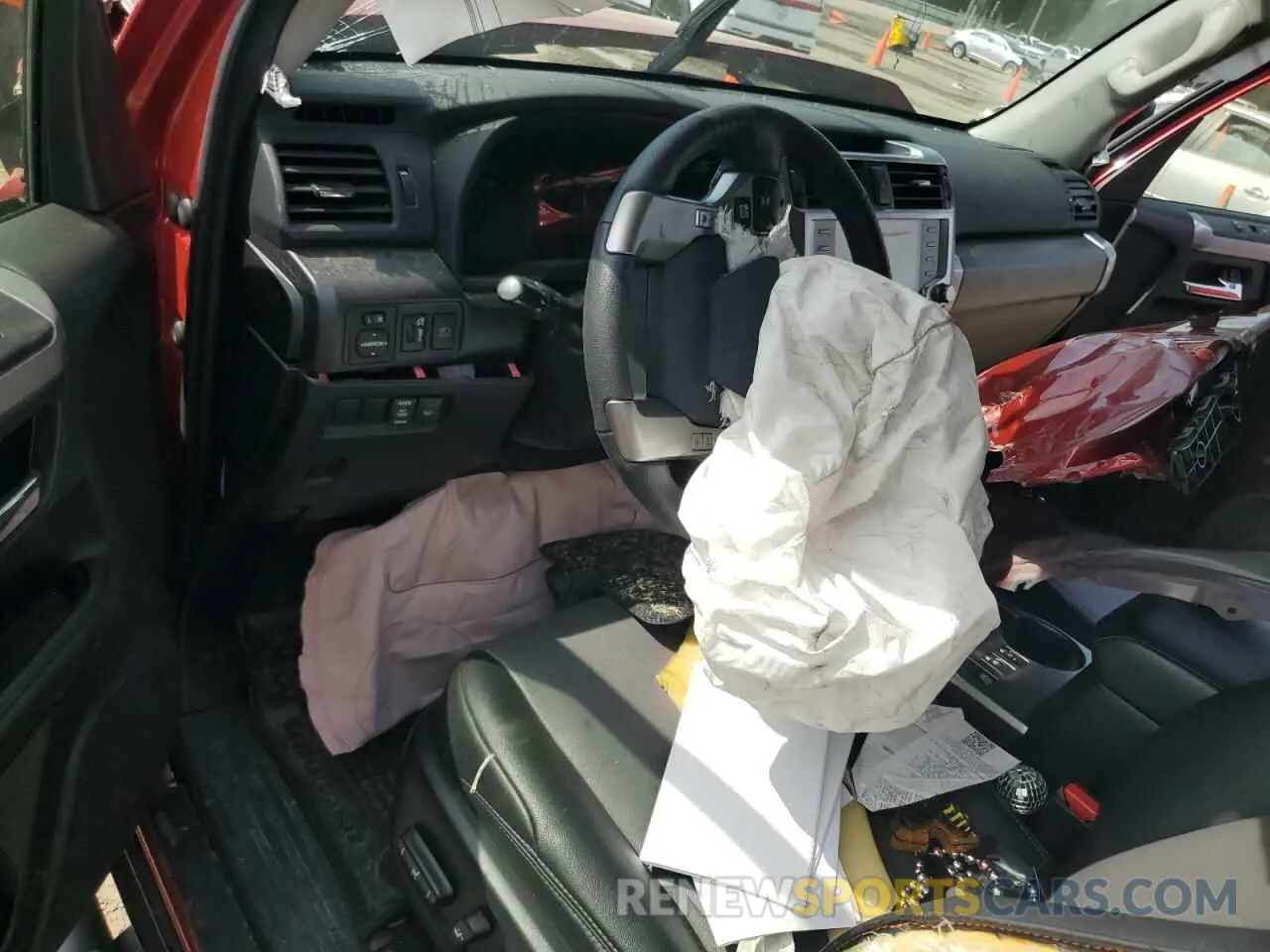 8 fotografías del automóvil dañado JTEFU5JR1P5293263 TOYOTA 4RUNNER 2023