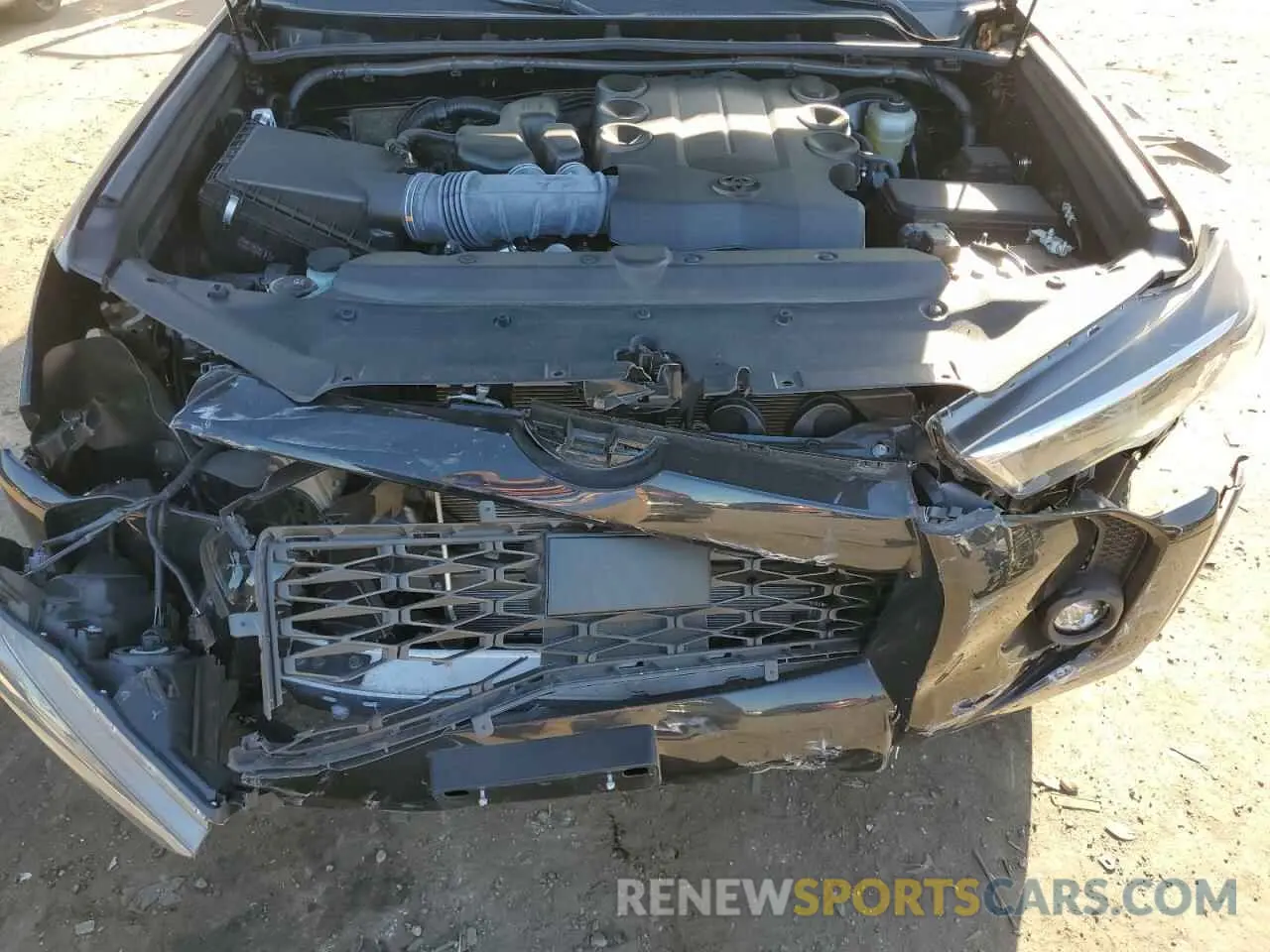 12 fotografías del automóvil dañado JTEFU5JR1P5304245 TOYOTA 4RUNNER 2023
