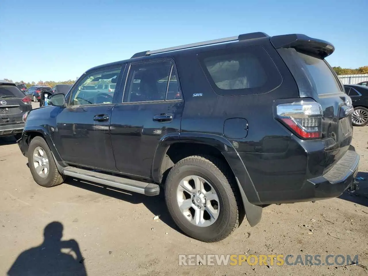 2 fotografías del automóvil dañado JTEFU5JR1P5304245 TOYOTA 4RUNNER 2023