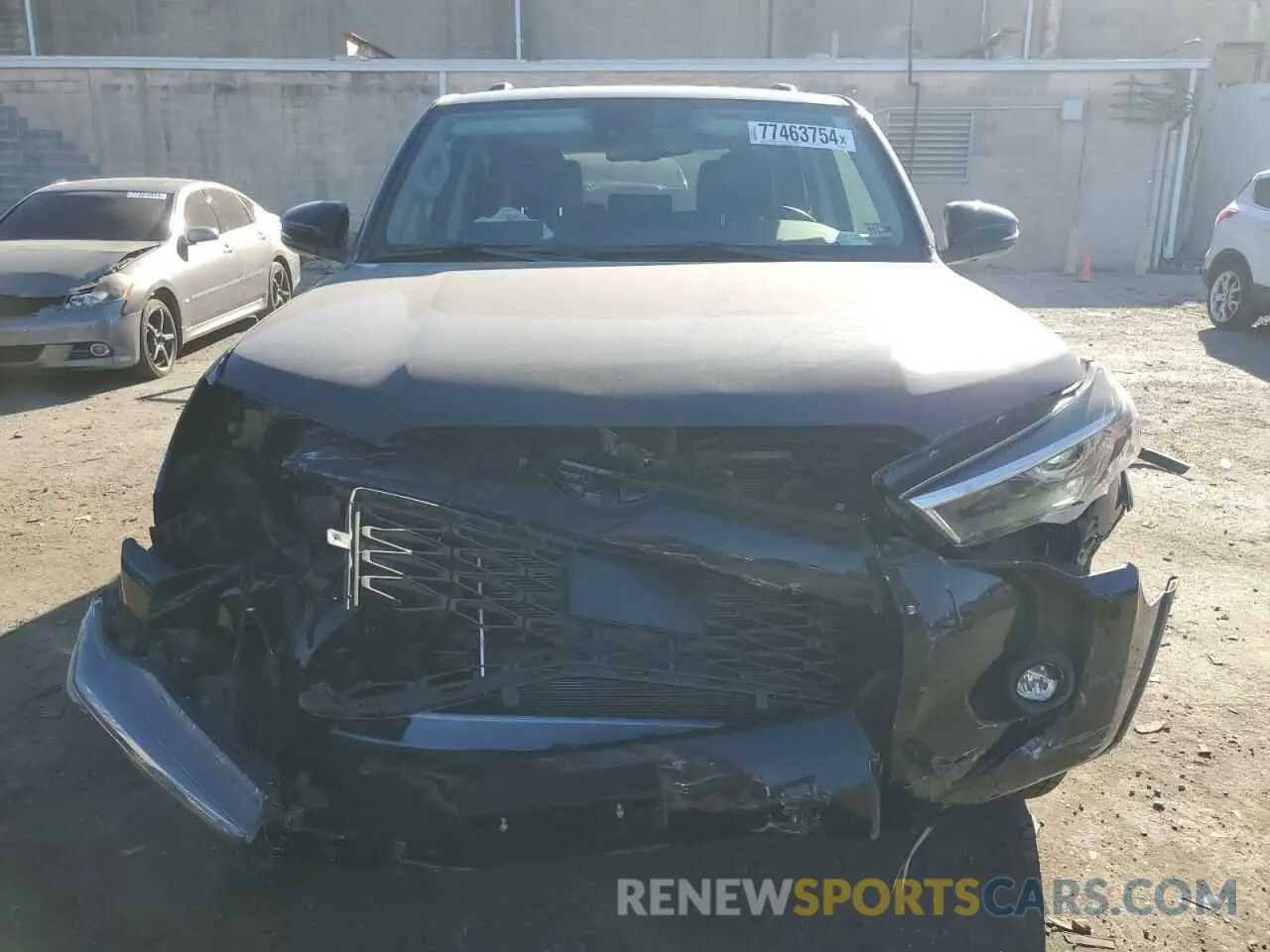 5 fotografías del automóvil dañado JTEFU5JR1P5304245 TOYOTA 4RUNNER 2023