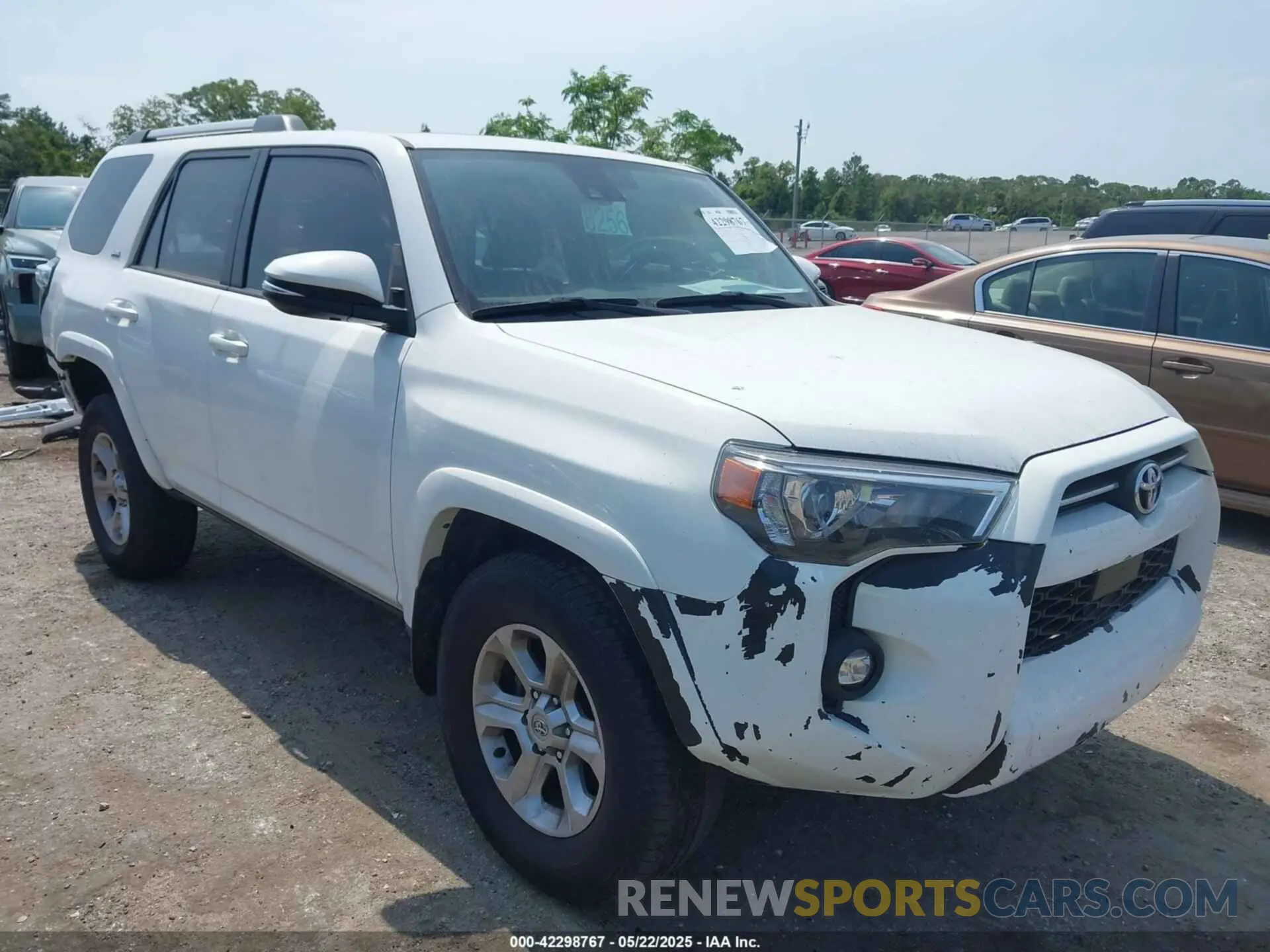 1 fotografías del automóvil dañado JTEFU5JR3P5294222 TOYOTA 4RUNNER 2023