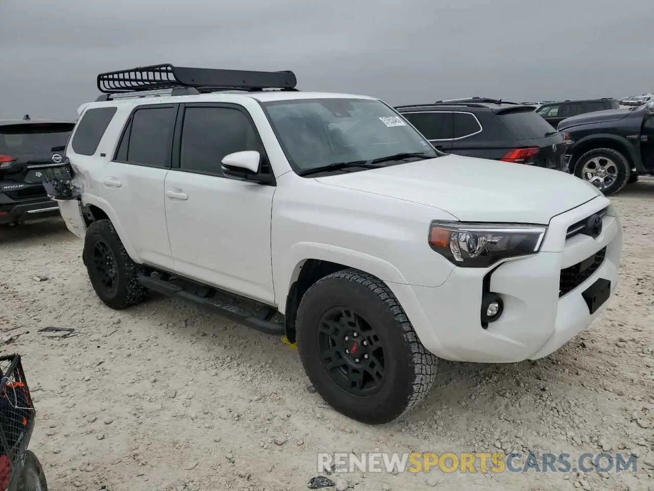 4 fotografías del automóvil dañado JTEFU5JR3P5298139 TOYOTA 4RUNNER 2023