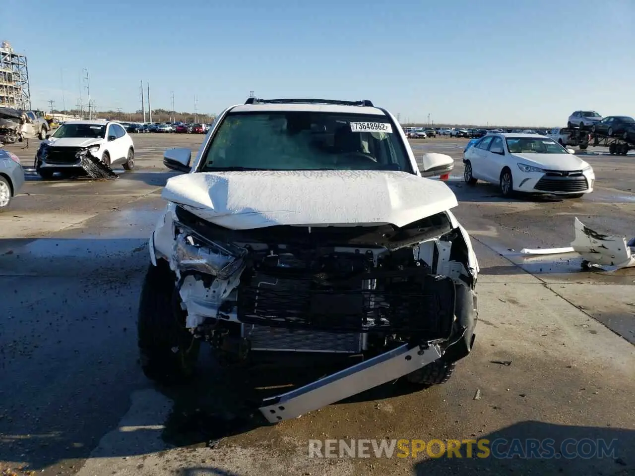5 fotografías del automóvil dañado JTEFU5JR5P5284372 TOYOTA 4RUNNER 2023