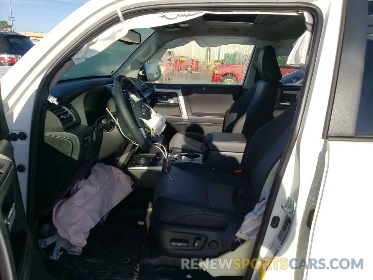 7 fotografías del automóvil dañado JTEFU5JR5P5284372 TOYOTA 4RUNNER 2023