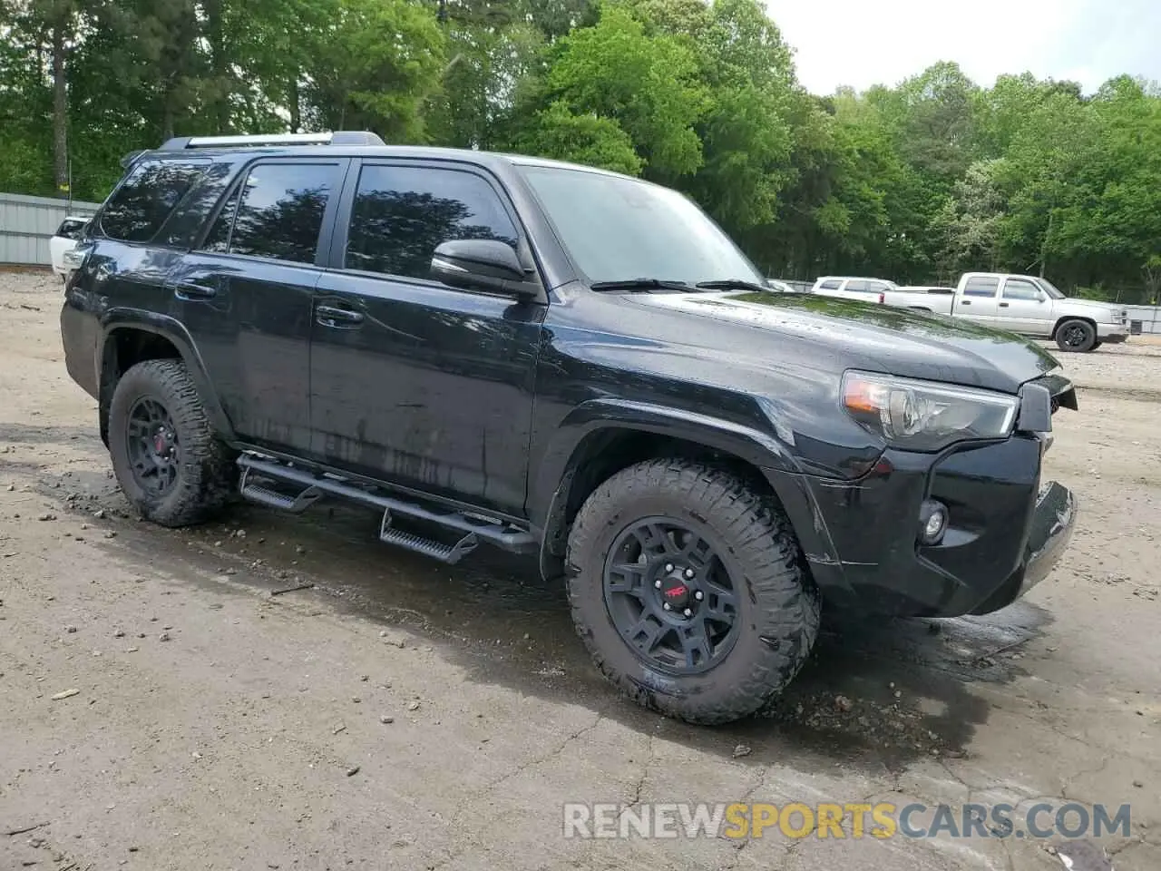 4 fotografías del automóvil dañado JTEFU5JR6P5295560 TOYOTA 4RUNNER 2023