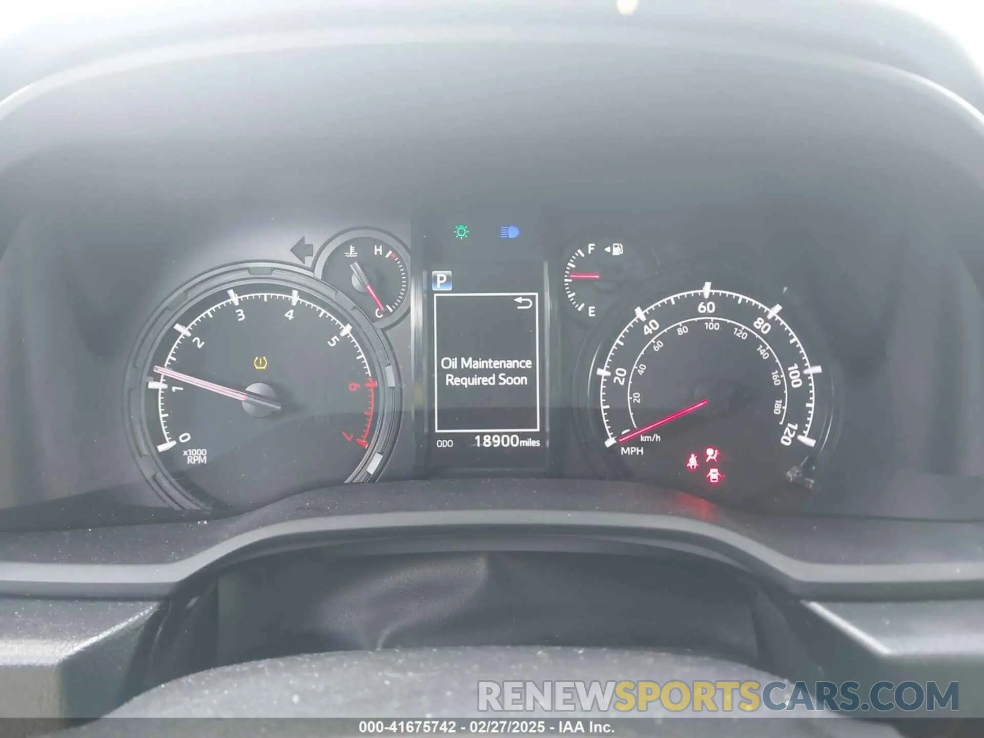 7 fotografías del automóvil dañado JTEFU5JR9P5301612 TOYOTA 4RUNNER 2023