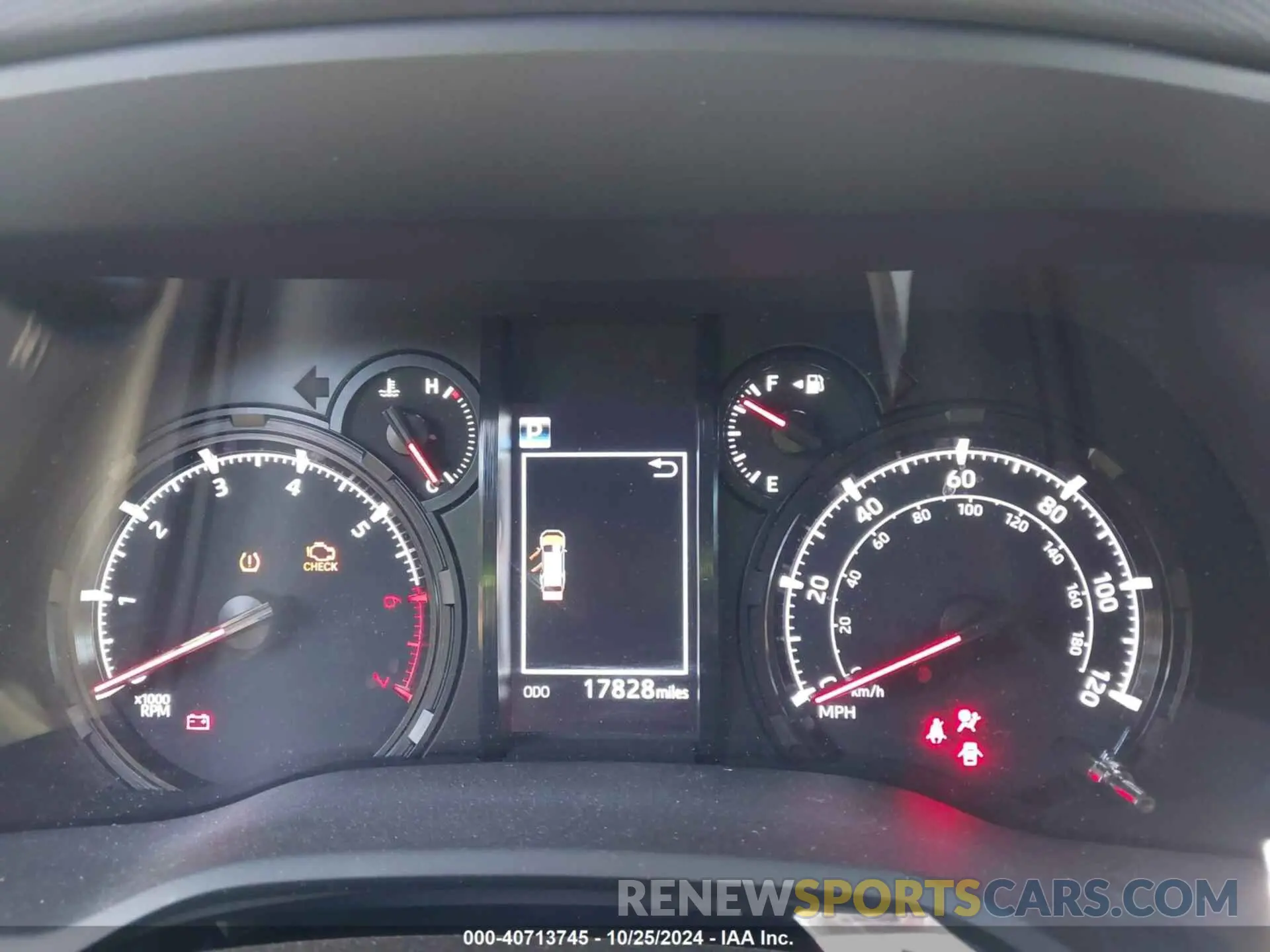 7 fotografías del automóvil dañado JTEFU5JRXP5296923 TOYOTA 4RUNNER 2023