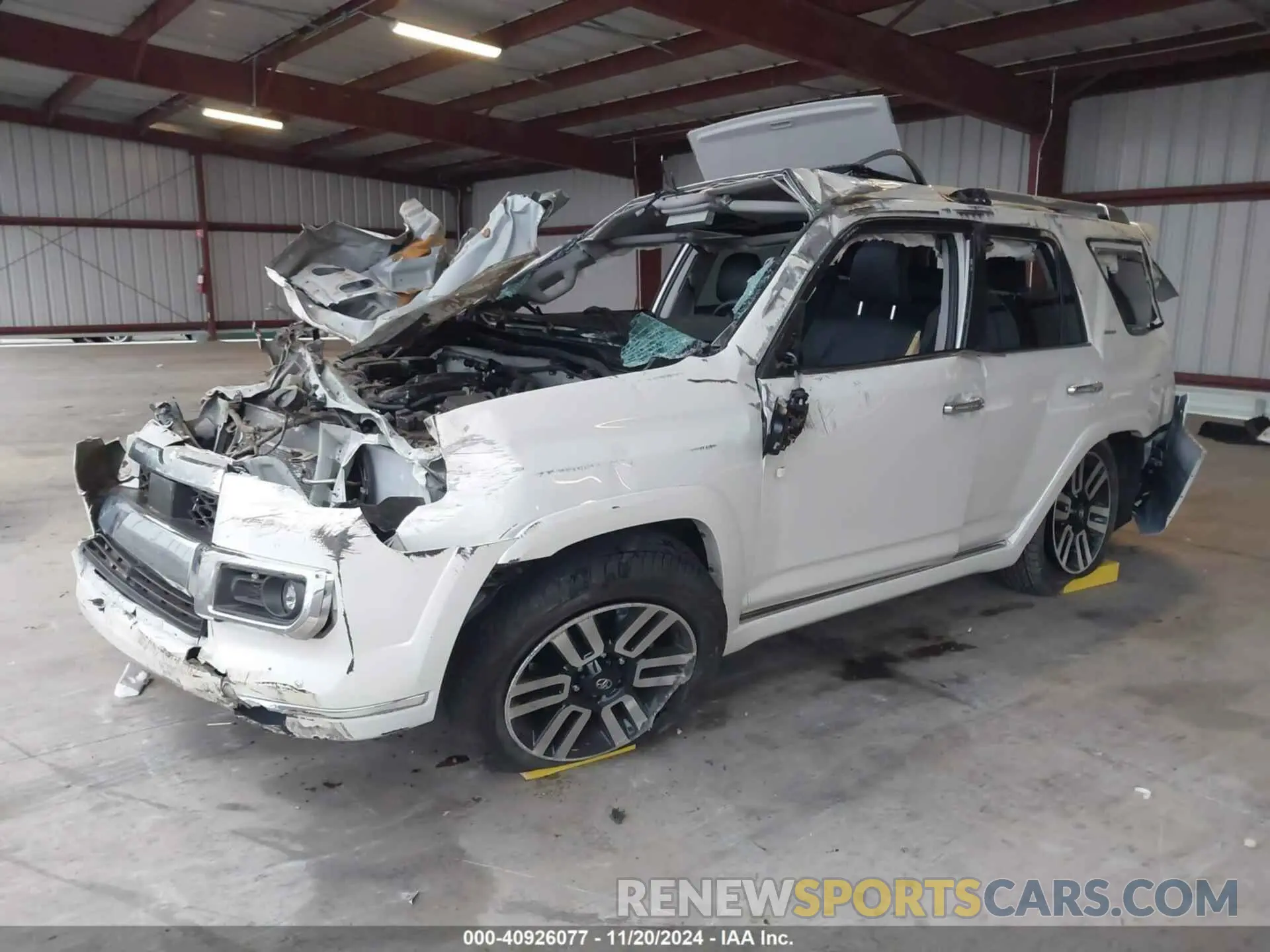 2 fotografías del automóvil dañado JTEKU5JR0P6198590 TOYOTA 4RUNNER 2023