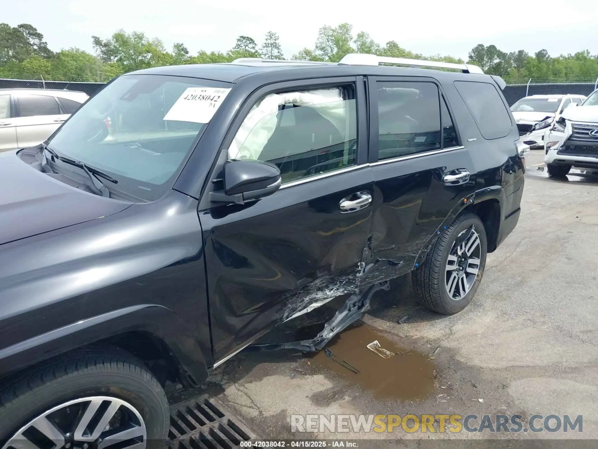 6 fotografías del automóvil dañado JTEKU5JR1P6184987 TOYOTA 4RUNNER 2023