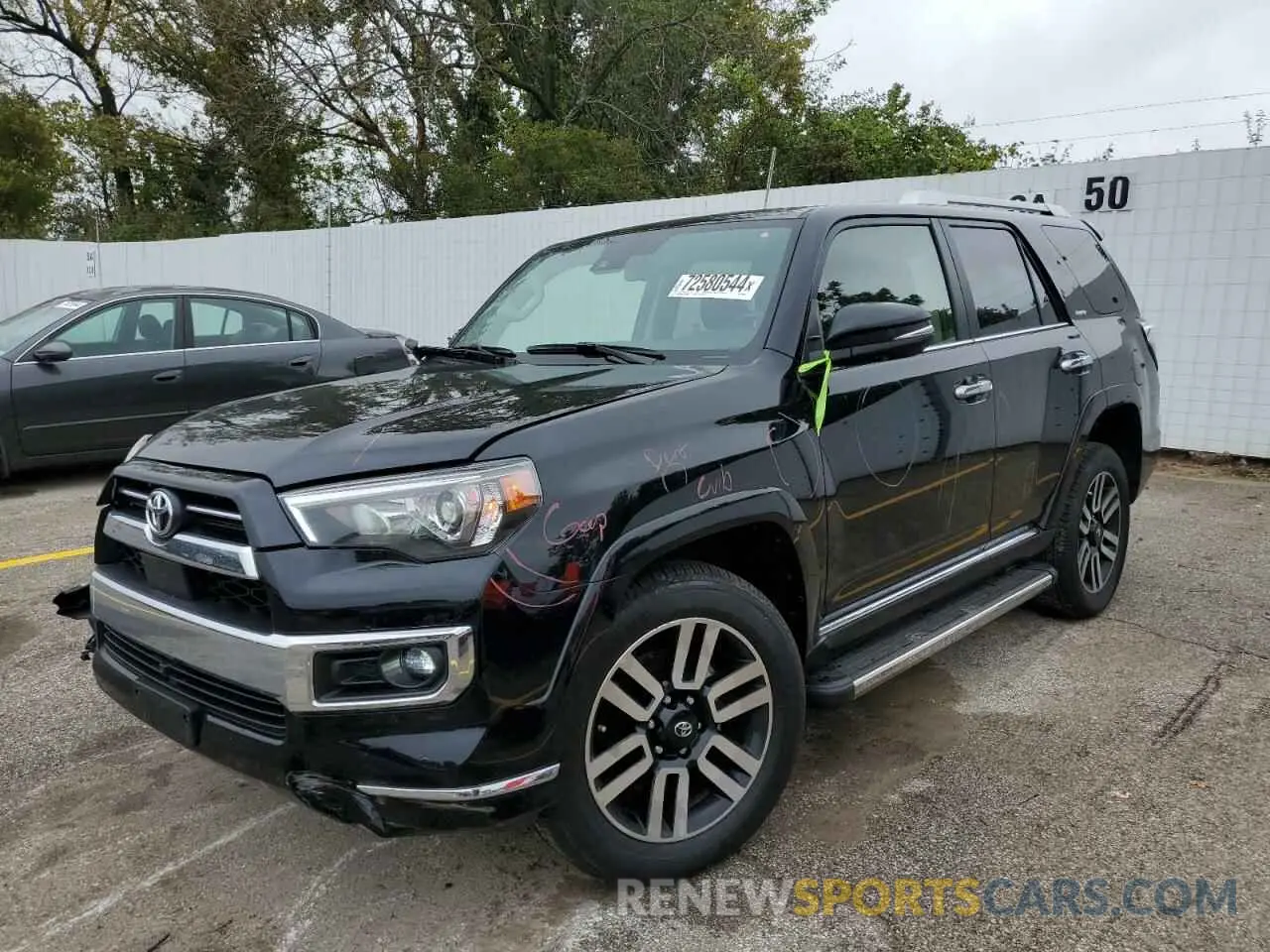 1 fotografías del automóvil dañado JTEKU5JR2P6152548 TOYOTA 4RUNNER 2023