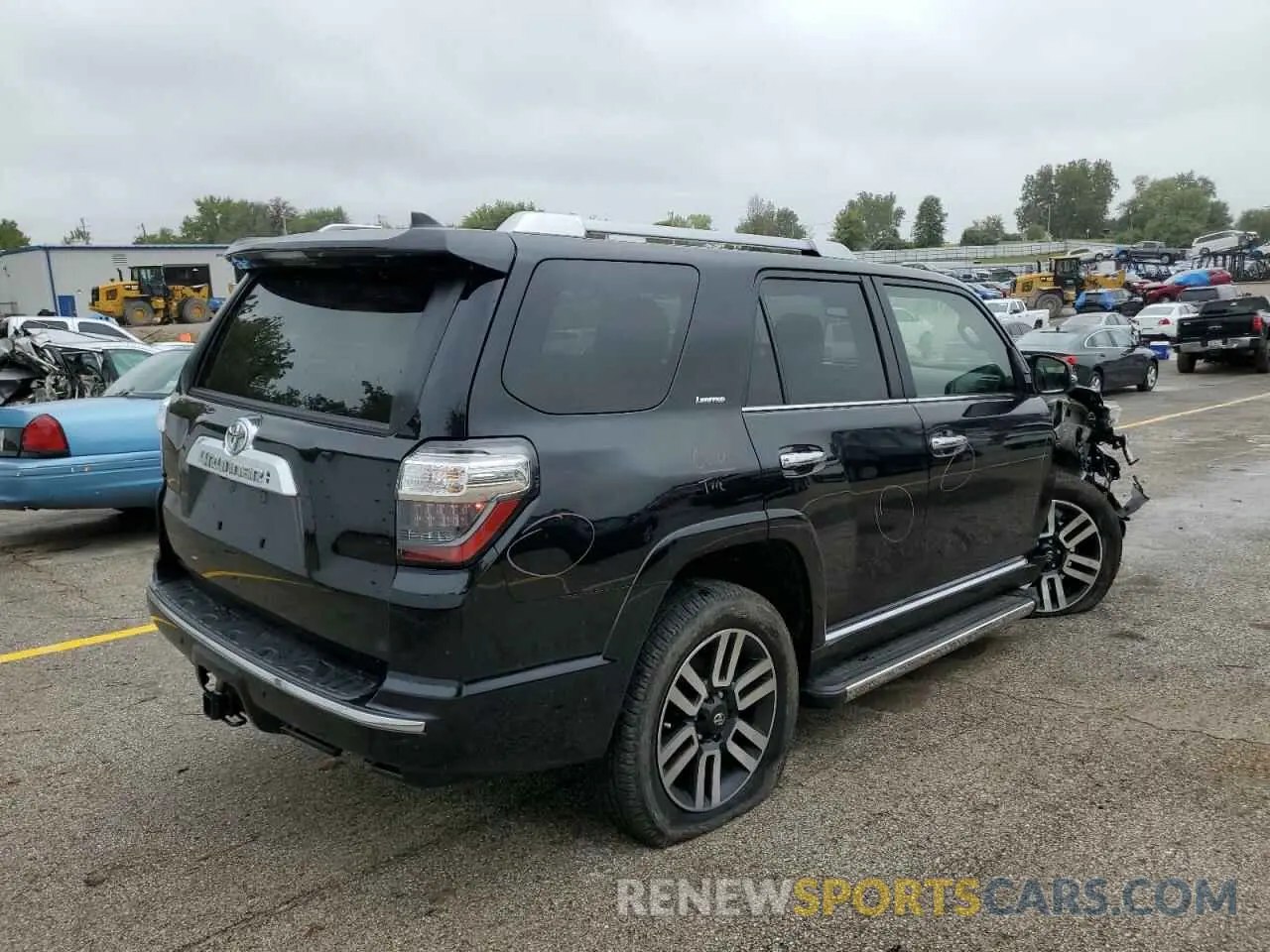 3 fotografías del automóvil dañado JTEKU5JR2P6152548 TOYOTA 4RUNNER 2023