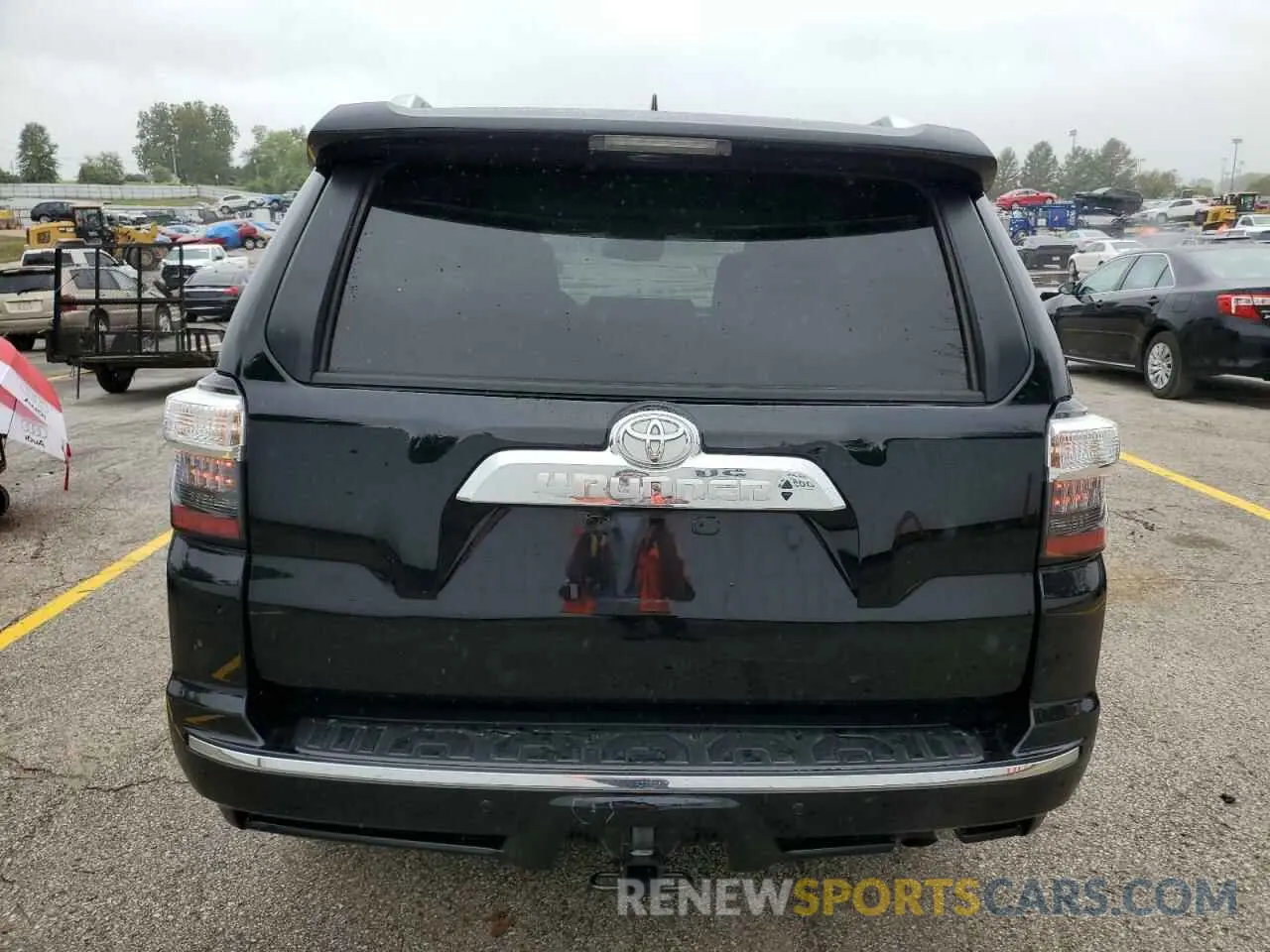 6 fotografías del automóvil dañado JTEKU5JR2P6152548 TOYOTA 4RUNNER 2023