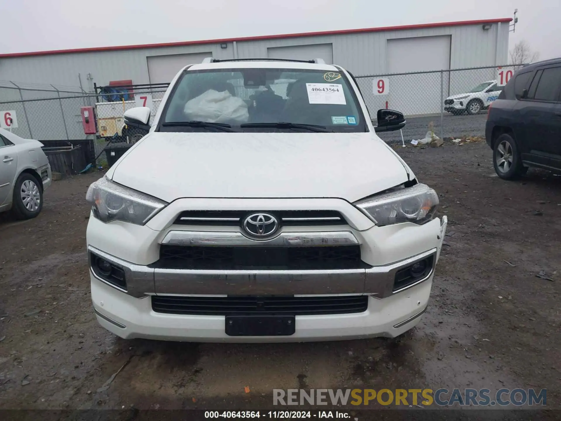 11 fotografías del automóvil dañado JTEKU5JR2P6192158 TOYOTA 4RUNNER 2023