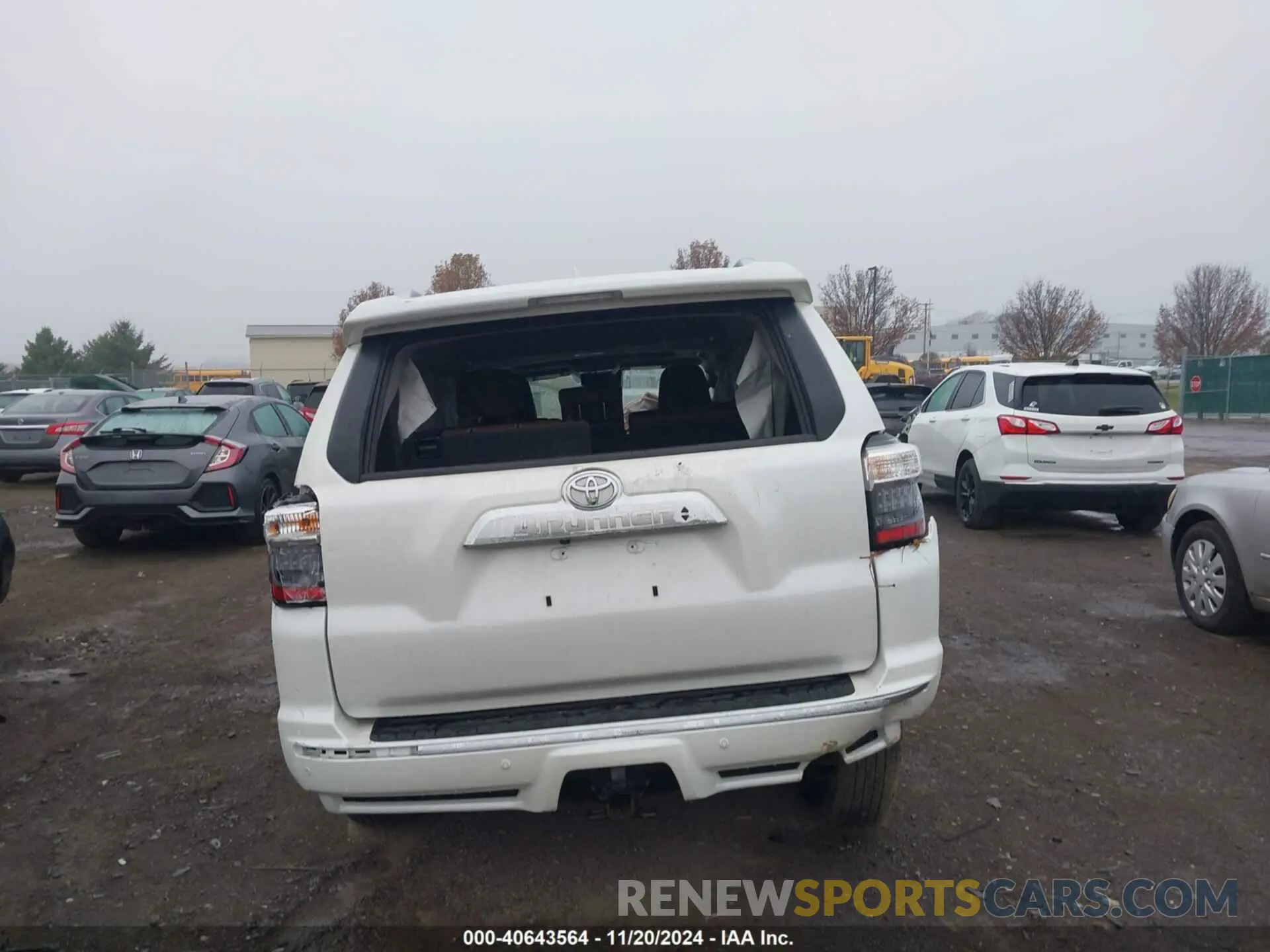 15 fotografías del automóvil dañado JTEKU5JR2P6192158 TOYOTA 4RUNNER 2023