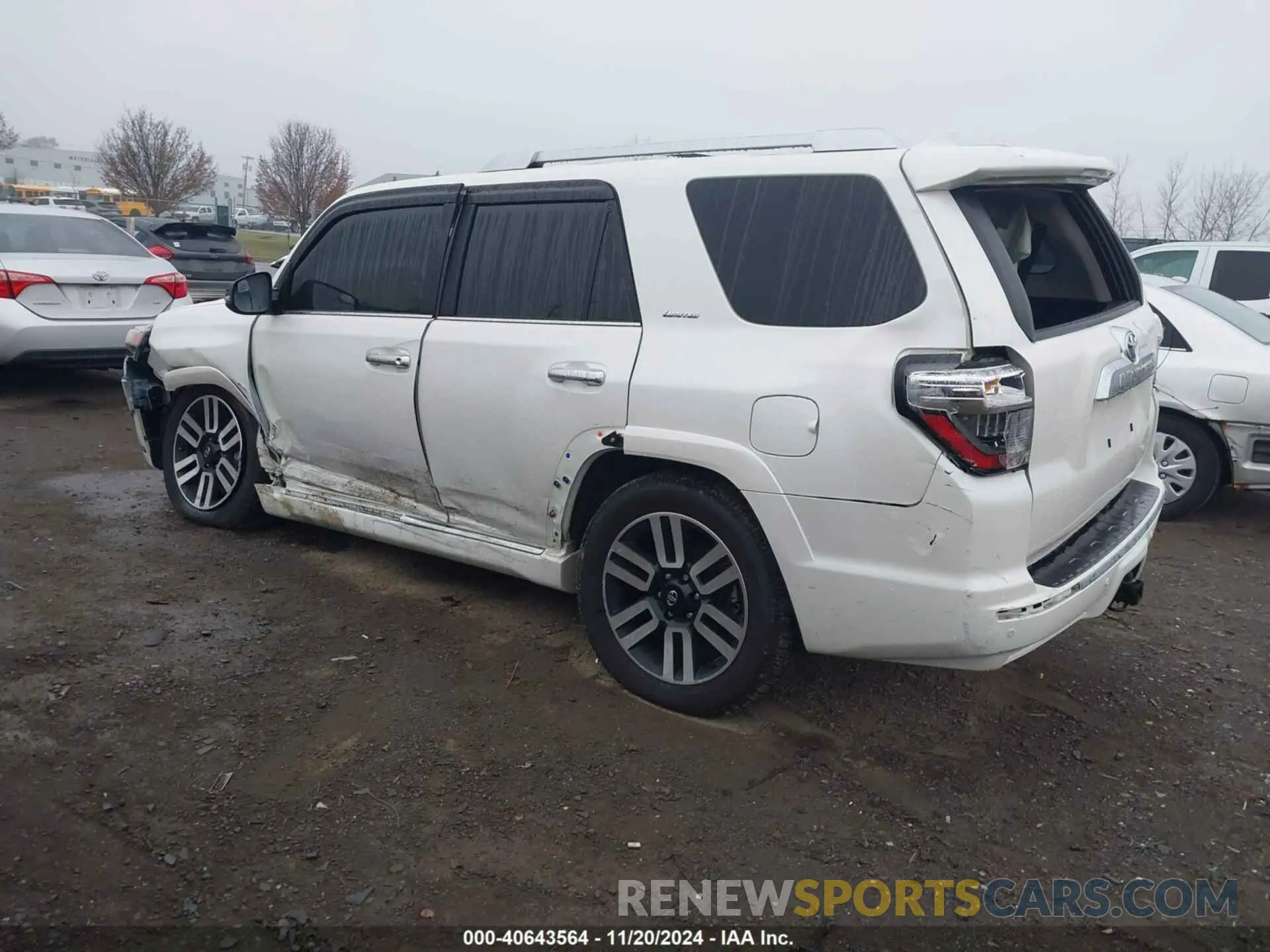 3 fotografías del automóvil dañado JTEKU5JR2P6192158 TOYOTA 4RUNNER 2023