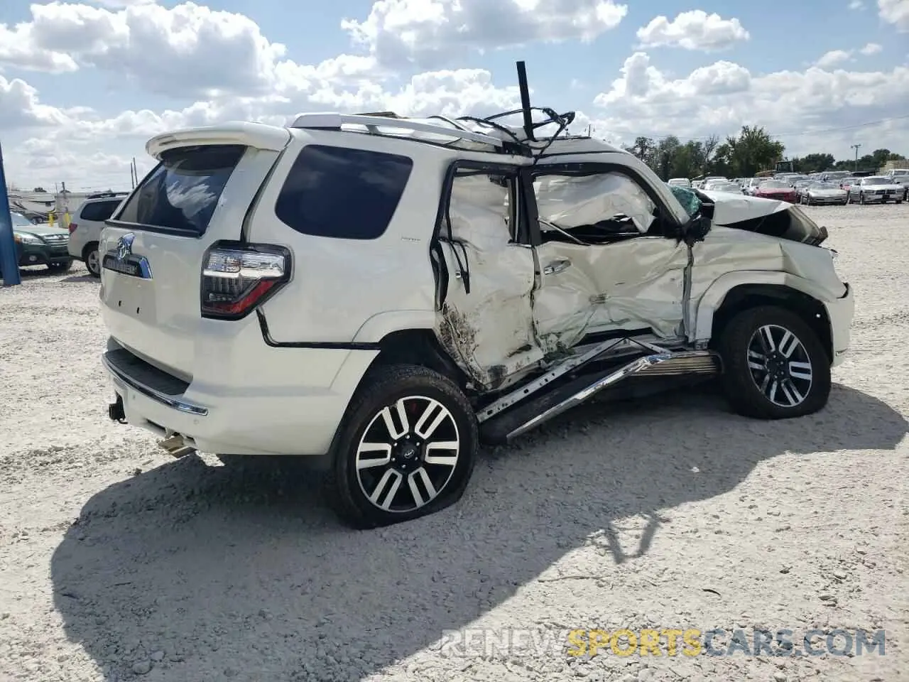 3 fotografías del automóvil dañado JTEKU5JR4P6108356 TOYOTA 4RUNNER 2023