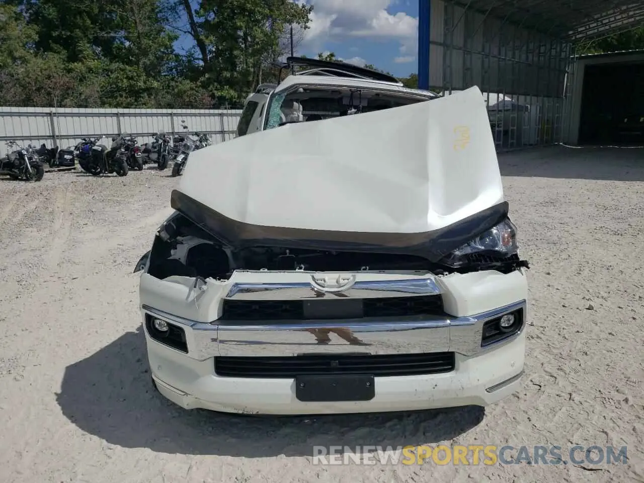 5 fotografías del automóvil dañado JTEKU5JR4P6108356 TOYOTA 4RUNNER 2023