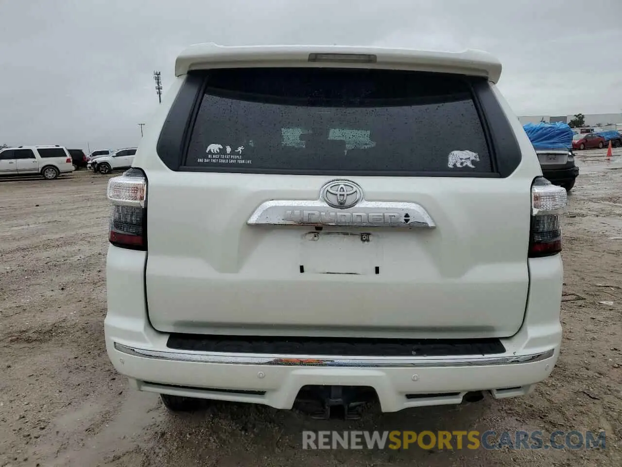 6 fotografías del automóvil dañado JTEKU5JR5P6131774 TOYOTA 4RUNNER 2023