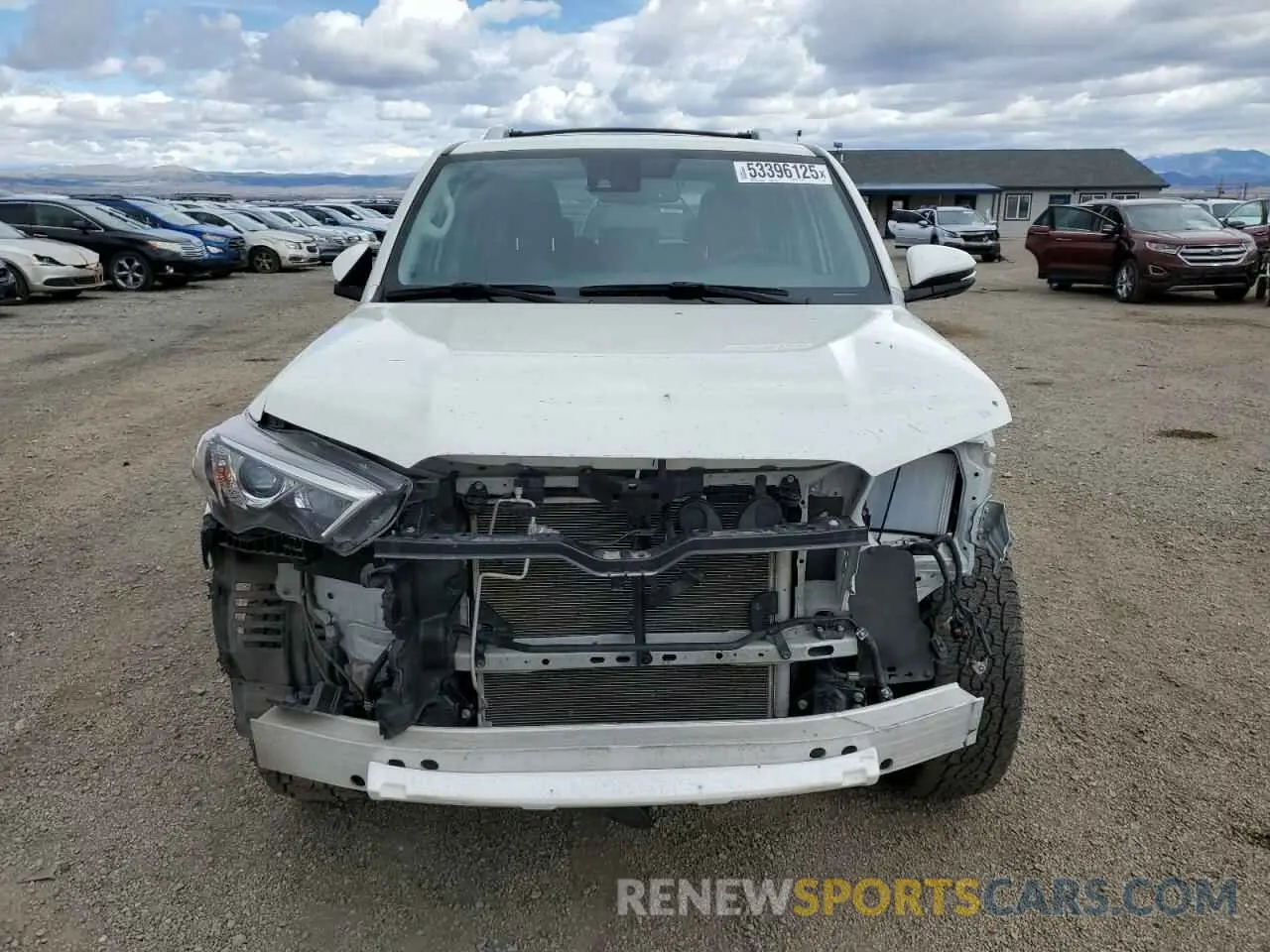 5 fotografías del automóvil dañado JTEKU5JR5P6187505 TOYOTA 4RUNNER 2023