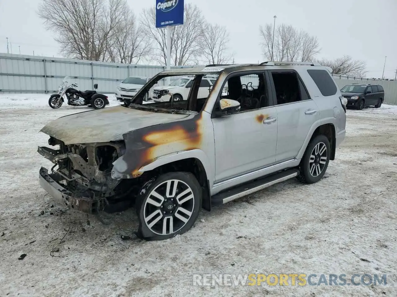 1 fotografías del automóvil dañado JTEKU5JR6P6120282 TOYOTA 4RUNNER 2023