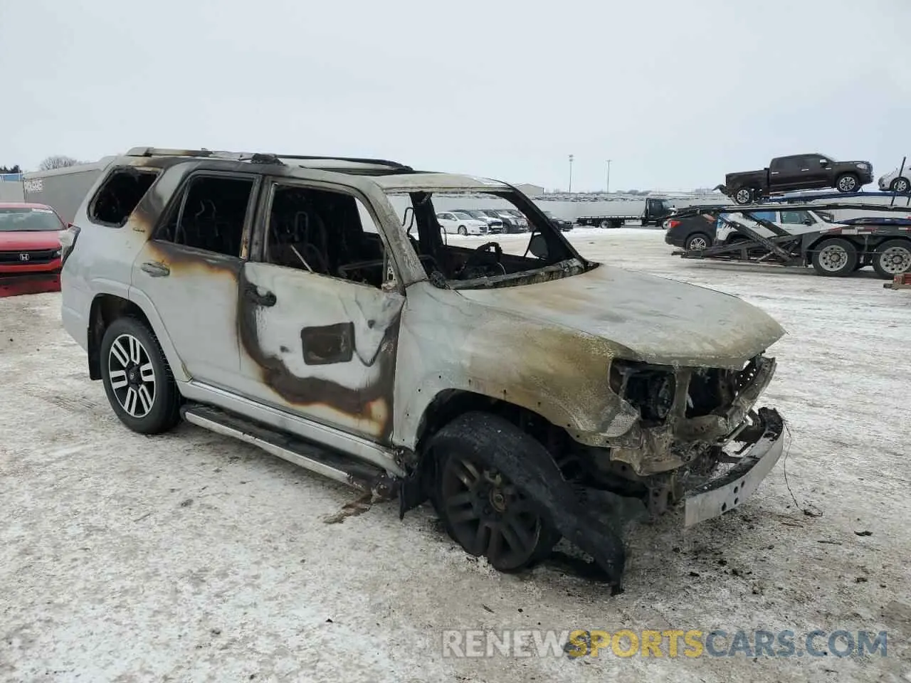 4 fotografías del automóvil dañado JTEKU5JR6P6120282 TOYOTA 4RUNNER 2023