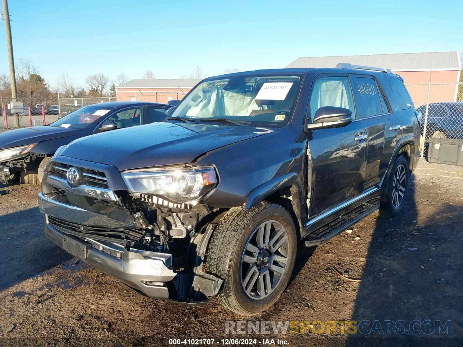 6 fotografías del automóvil dañado JTEKU5JR7P6091973 TOYOTA 4RUNNER 2023