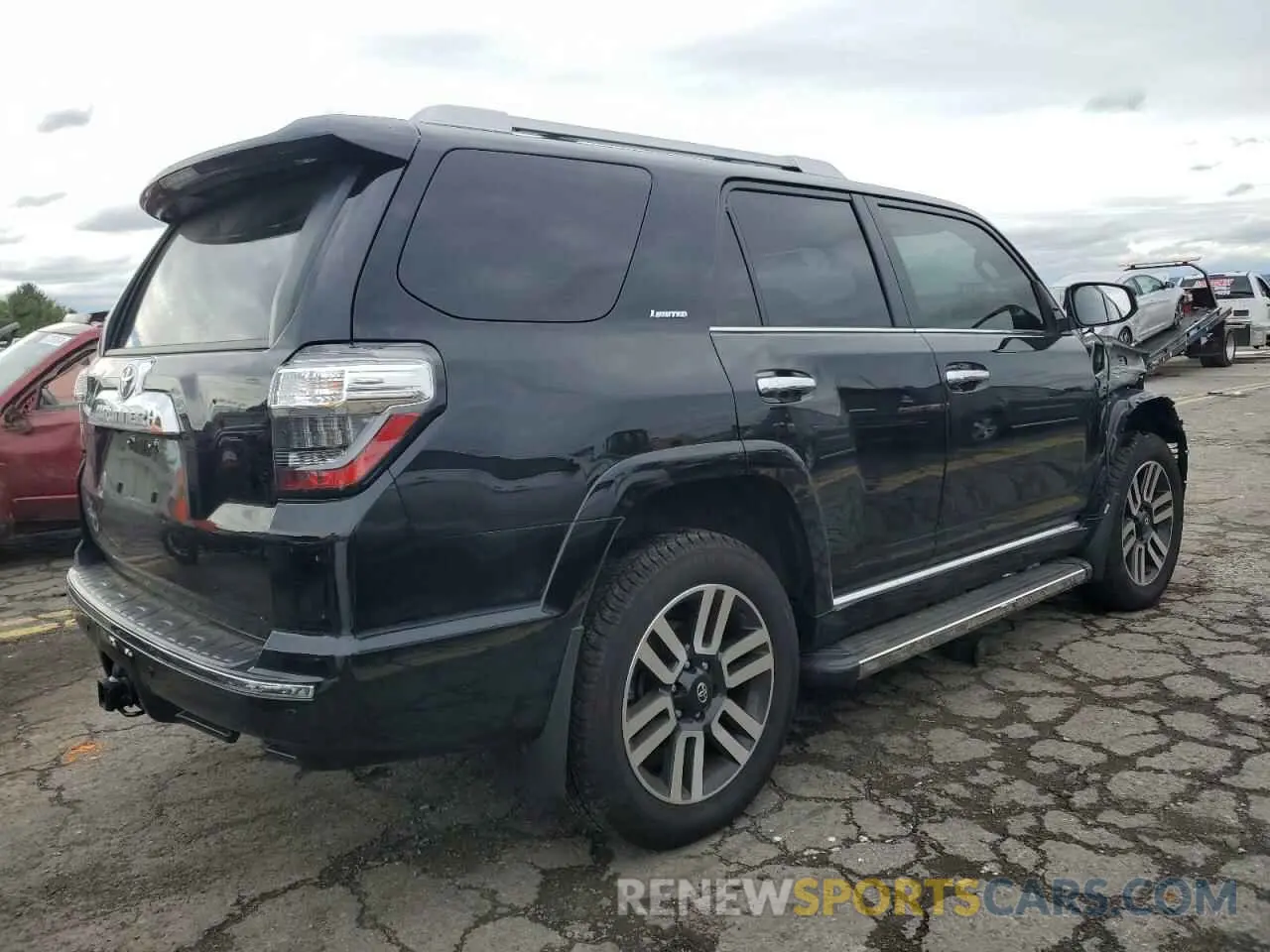 3 fotografías del automóvil dañado JTEKU5JR7P6200111 TOYOTA 4RUNNER 2023