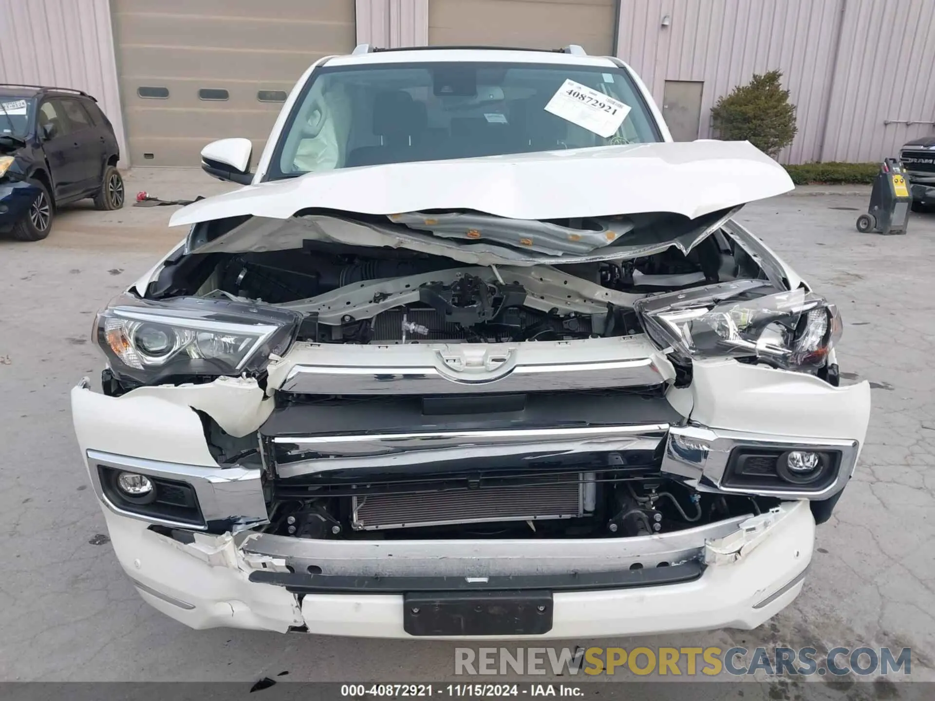 6 fotografías del automóvil dañado JTEKU5JR7P6203364 TOYOTA 4RUNNER 2023