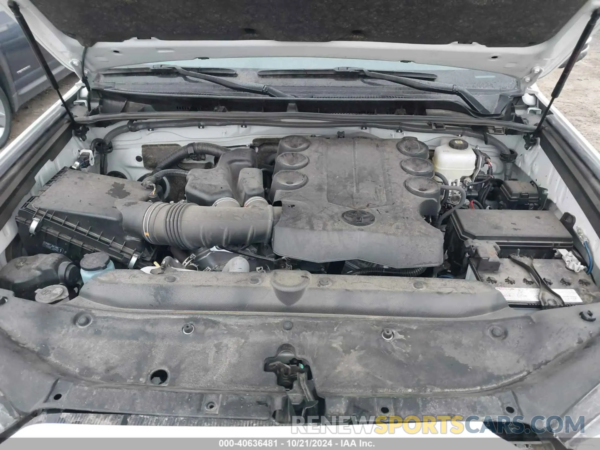 10 fotografías del automóvil dañado JTEKU5JR8P6187434 TOYOTA 4RUNNER 2023