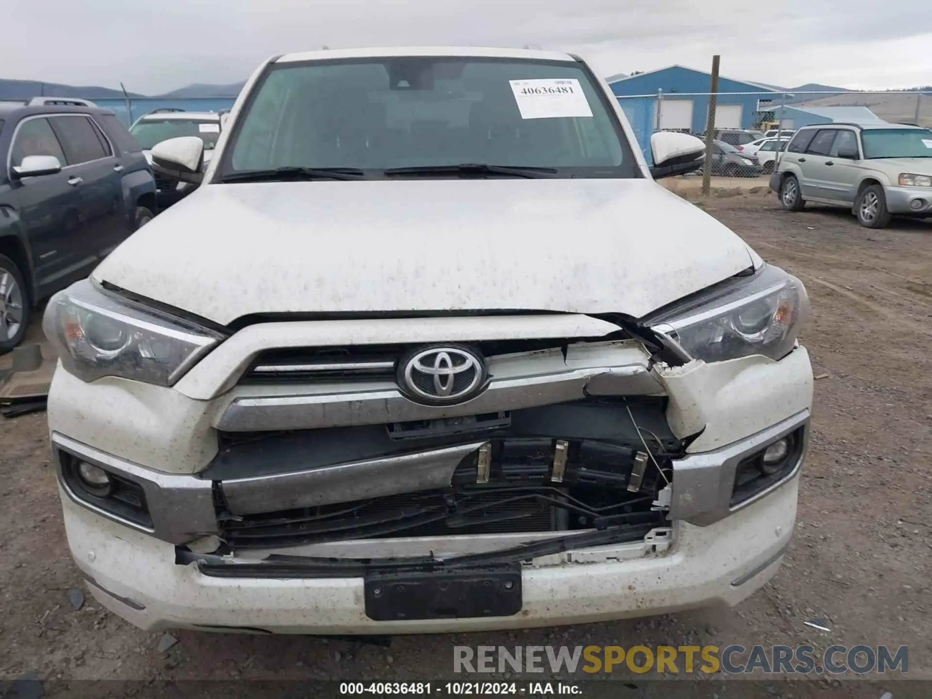 13 fotografías del automóvil dañado JTEKU5JR8P6187434 TOYOTA 4RUNNER 2023