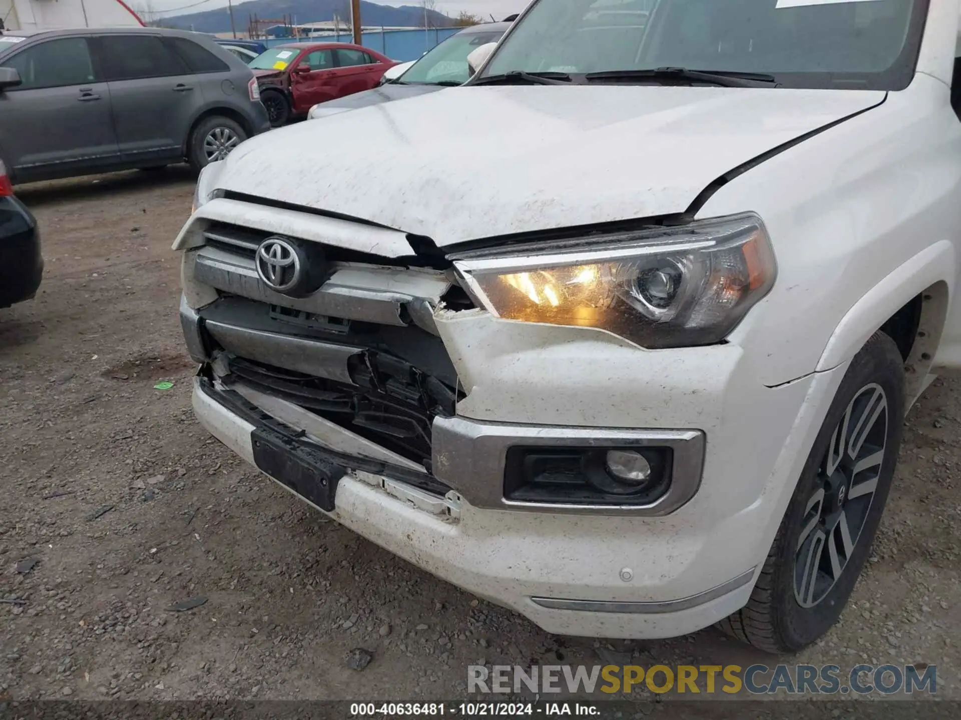 6 fotografías del automóvil dañado JTEKU5JR8P6187434 TOYOTA 4RUNNER 2023