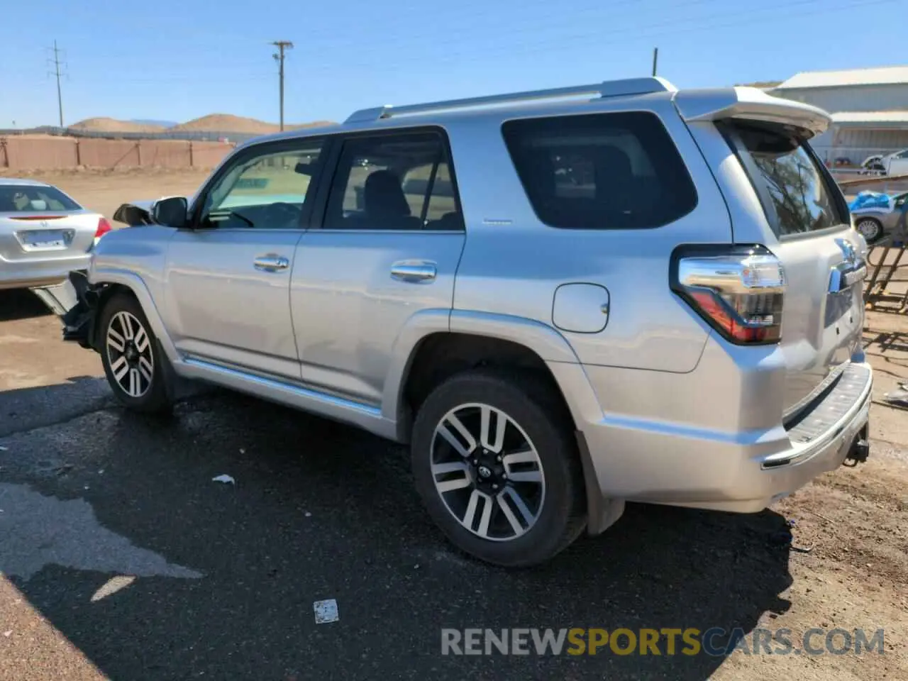 2 fotografías del automóvil dañado JTEKU5JR9P6089206 TOYOTA 4RUNNER 2023