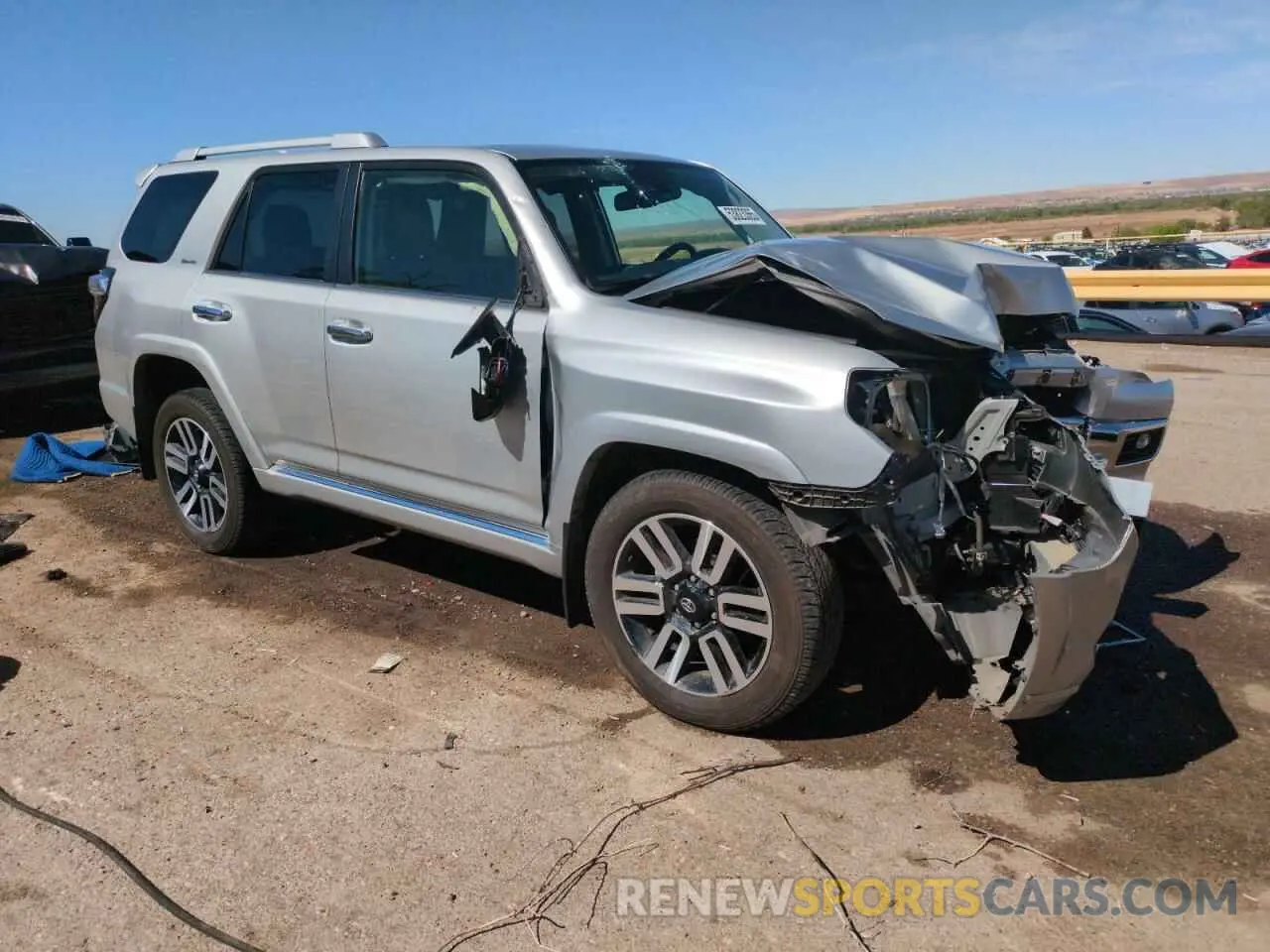 4 fotografías del automóvil dañado JTEKU5JR9P6089206 TOYOTA 4RUNNER 2023