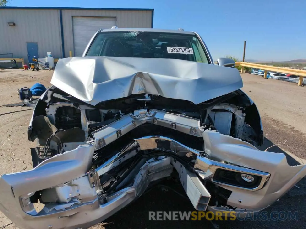 5 fotografías del automóvil dañado JTEKU5JR9P6089206 TOYOTA 4RUNNER 2023