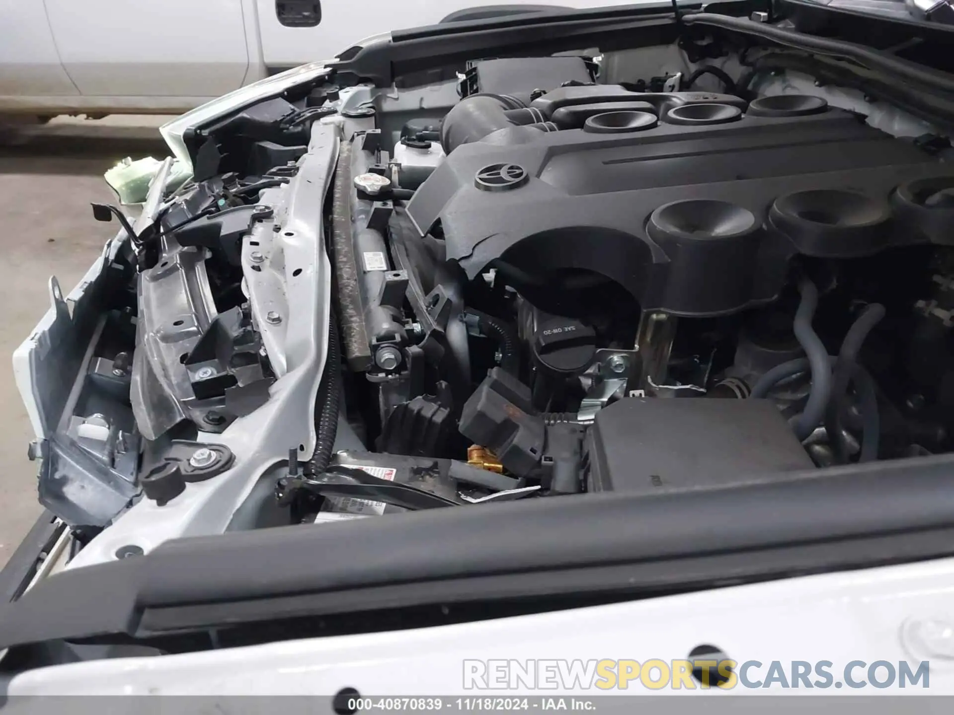 19 fotografías del automóvil dañado JTEKU5JR9P6173641 TOYOTA 4RUNNER 2023